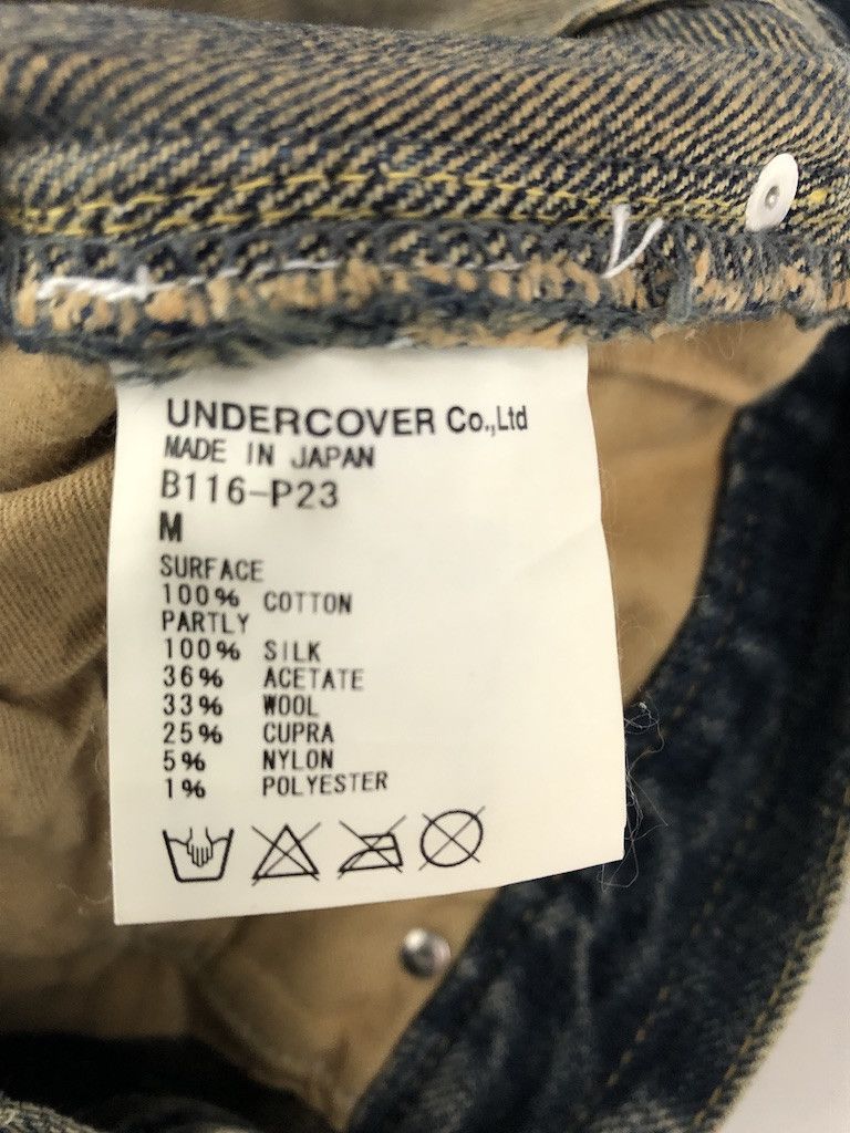 Infinite Archives × Undercover 04AW But Beautiful damaged fringe denim pants/28387-812 400 Size US 28 / EU 44 - 10 Thumbnail