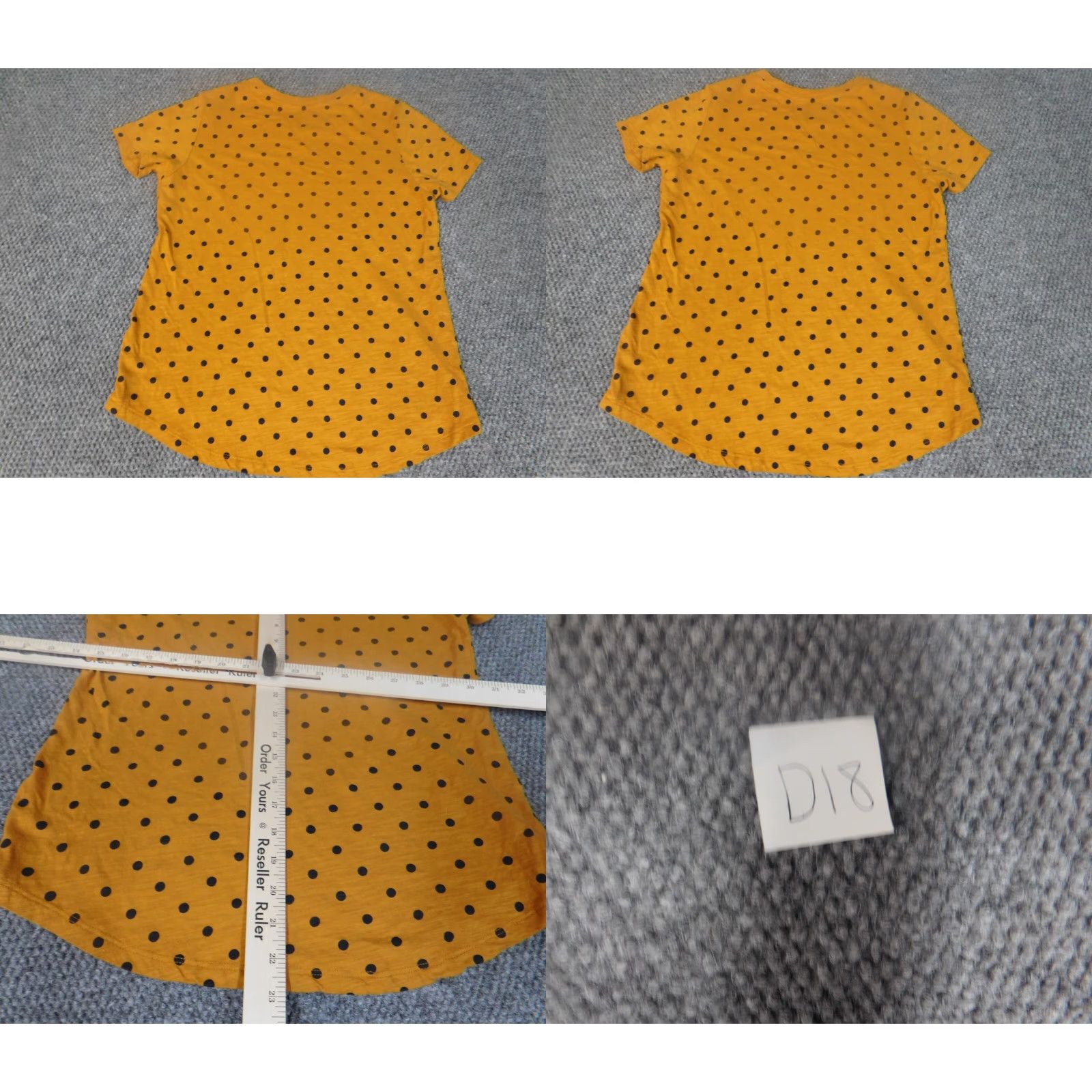 Old Navy Old Navy Womens Shirt S Orange Stretch Crew Neck Short Sleeve Dolman Sleeve Blouse Casual Basic Open Colorful American Size S / US 4 / IT 40 - 8 Thumbnail