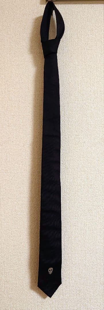 Hedi Slimane Dior Homme Skull Embroidered Tie Size ONE SIZE - 2 Thumbnail