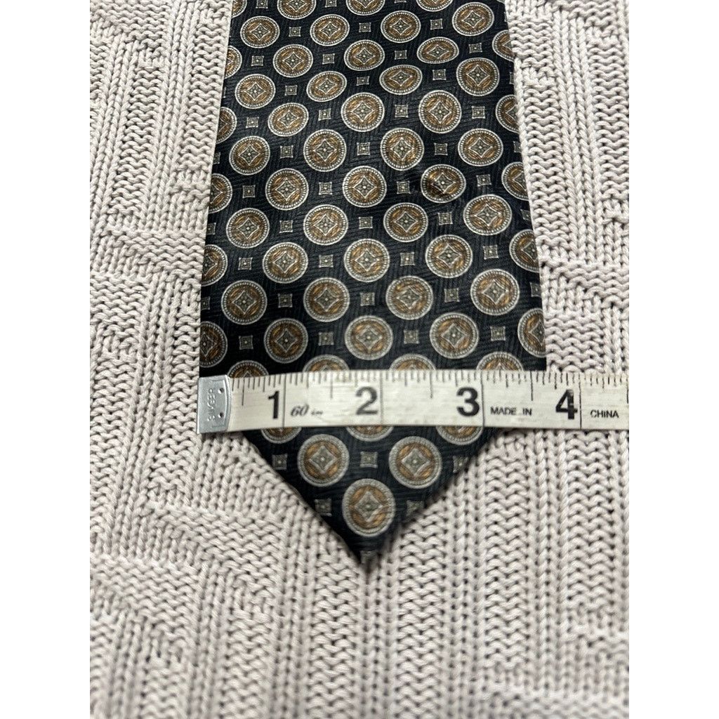 Vintage Vintage Rene Chagal black polyester tie Size ONE SIZE - 7 Thumbnail