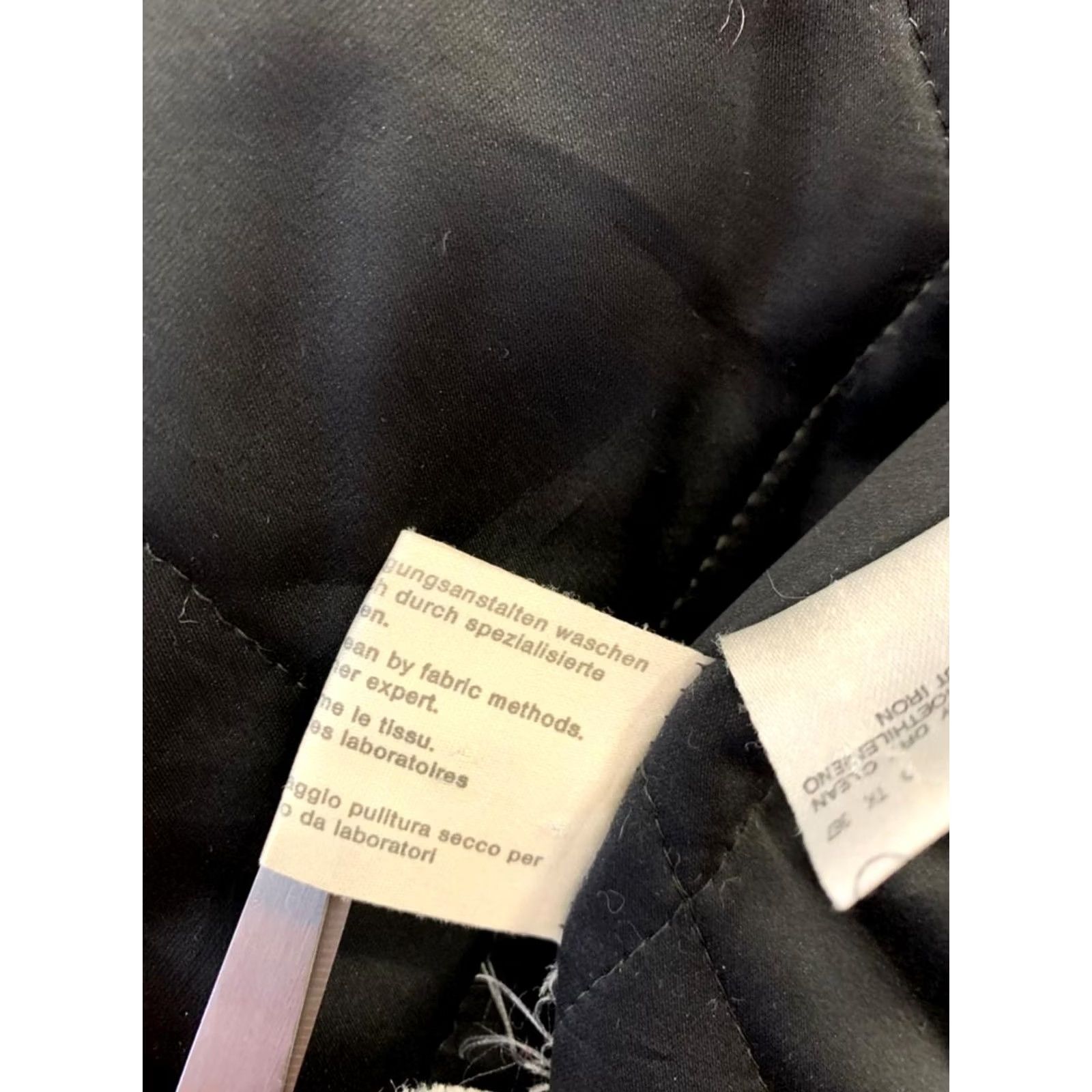 Max Mara Weekend by Max Mara Women's Jacket 6 Black Double-Breasted Leather Collar Size M / US 6-8 / IT 42-44 - 6 Thumbnail