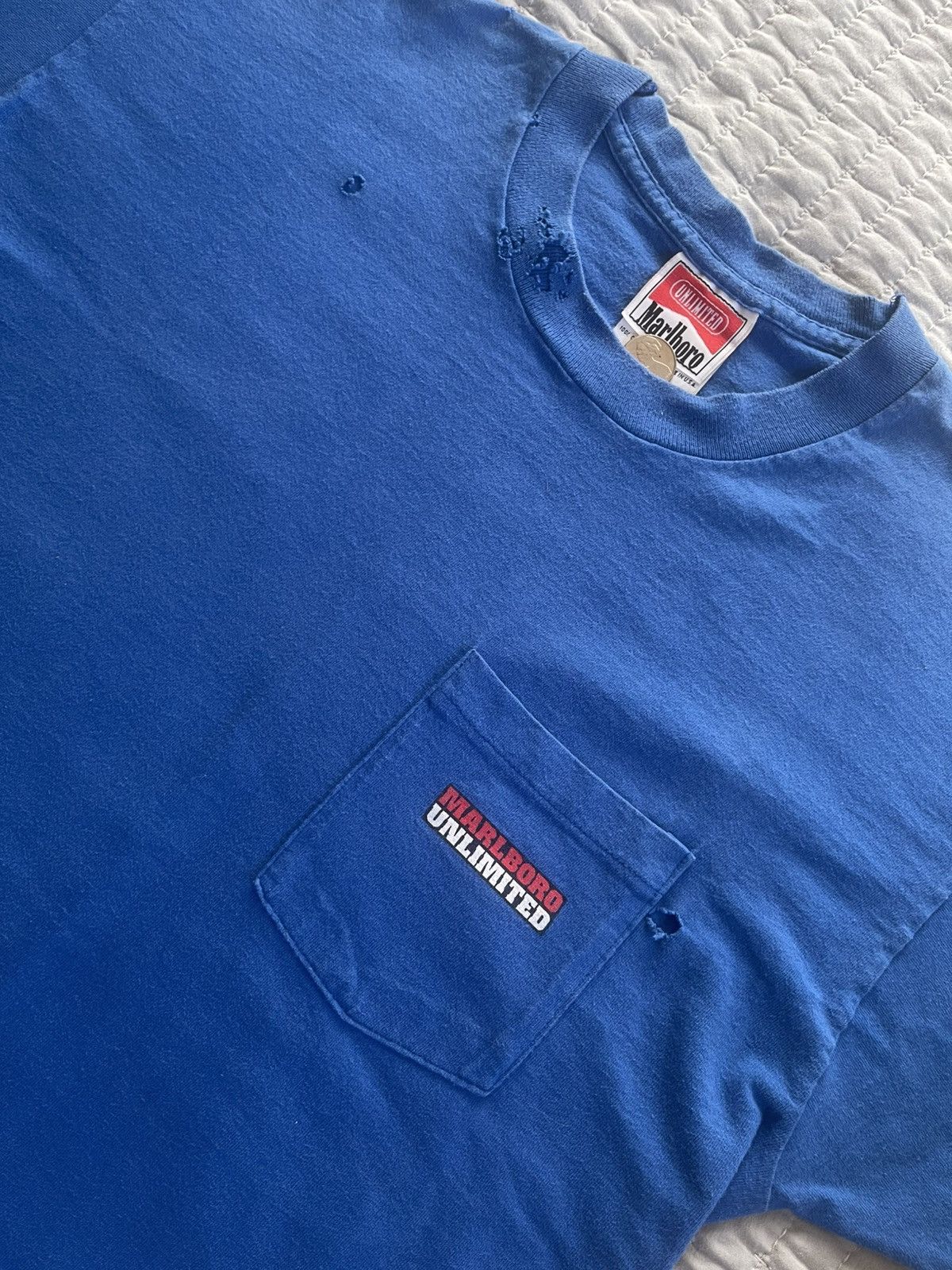 Marlboro Vintage marlboro t shirt single stich Size US L / EU 52-54 / 3 - 3 Thumbnail
