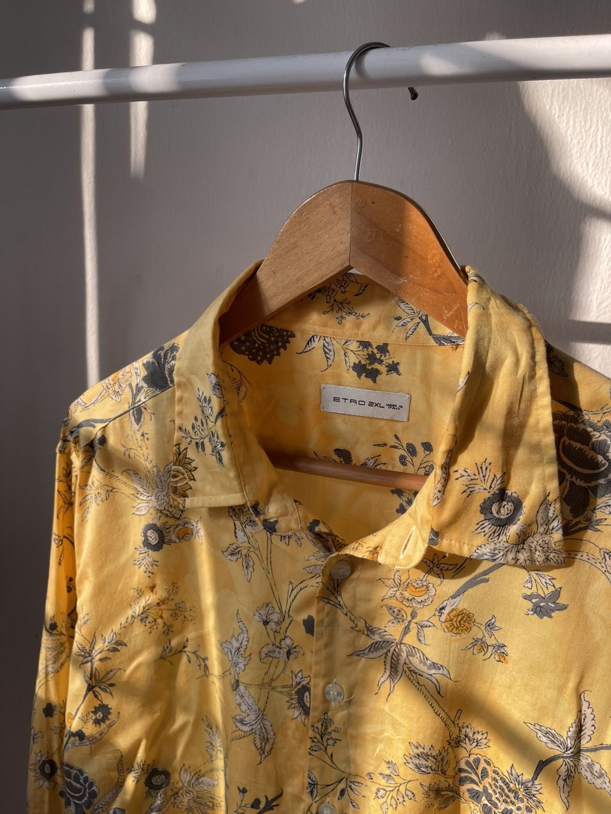 Etro Etro Flower Pattern Shirt Size US XL / EU 56 / 4 - 6 Thumbnail