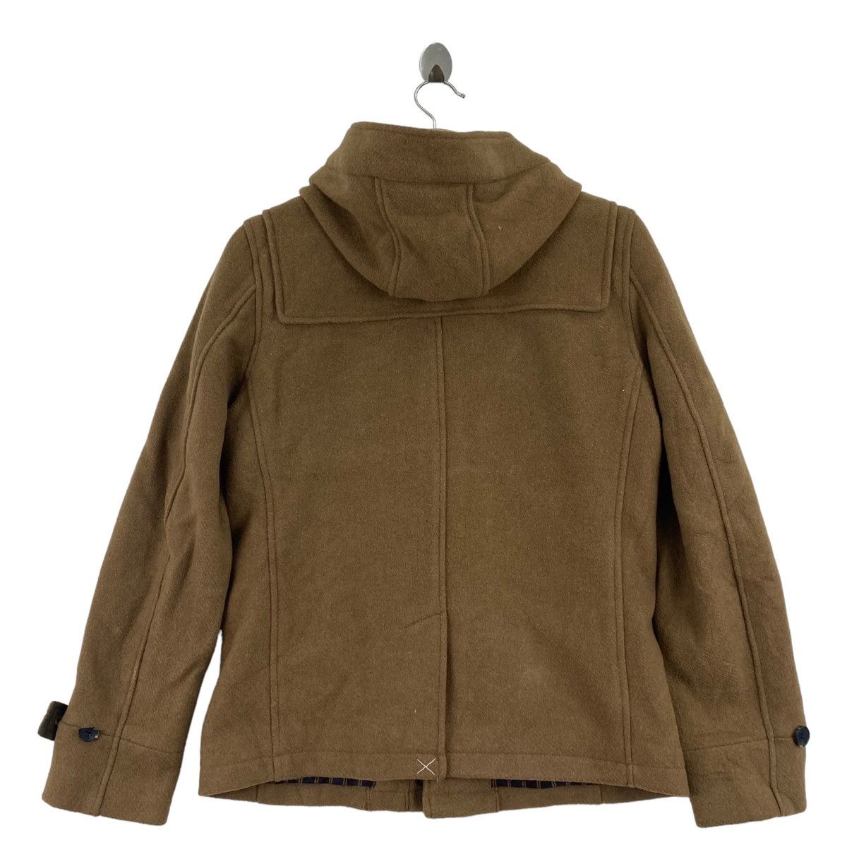 HARE × Japanese Brand HARE Japanese Brand Brown Hooded Wool Duffle Coat Size US M / EU 48-50 / 2 - 4 Thumbnail