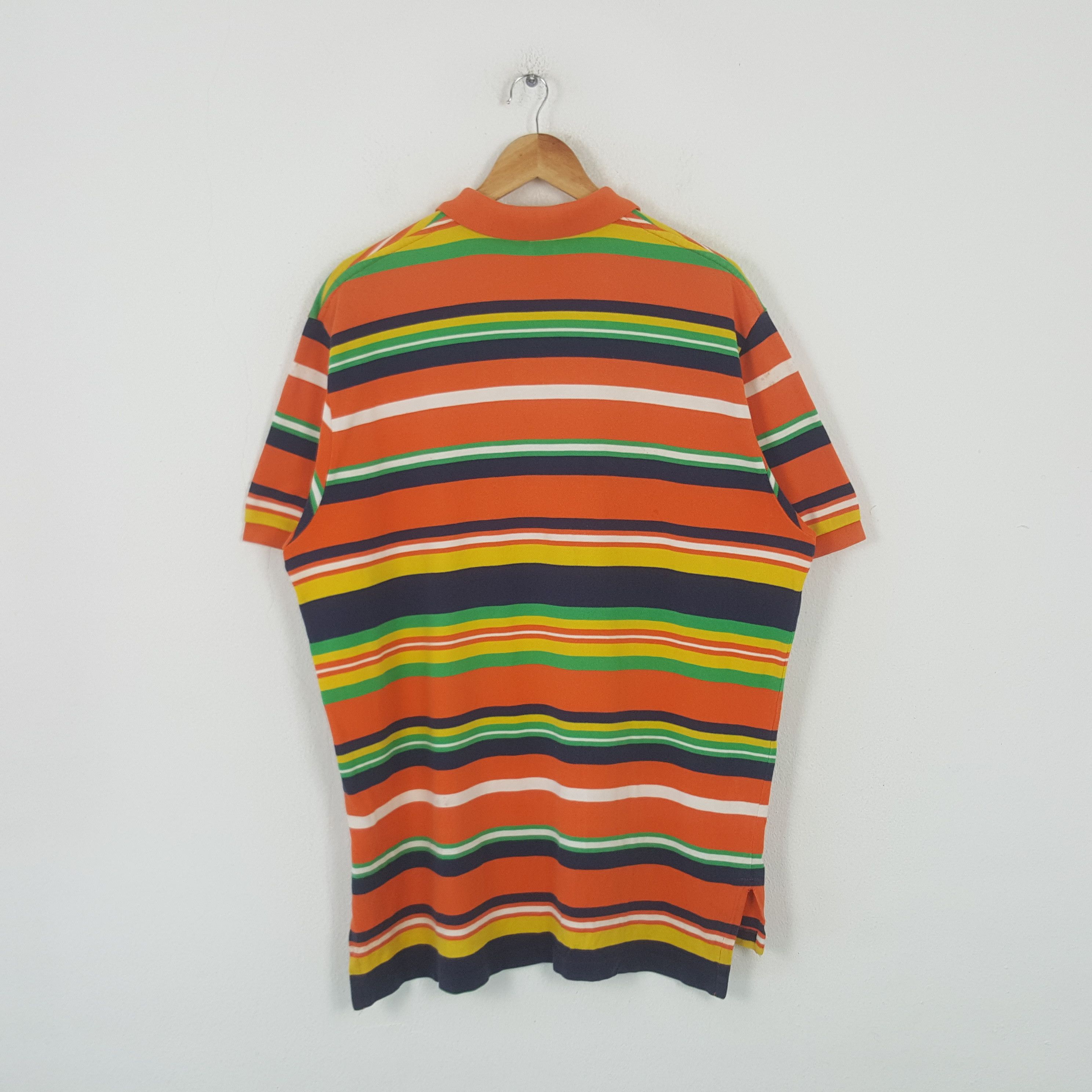 Polo Ralph Lauren Vintage Polo Ralph Lauren American Stripes Polos RR11 Size US XL / EU 56 / 4 - 3 Thumbnail