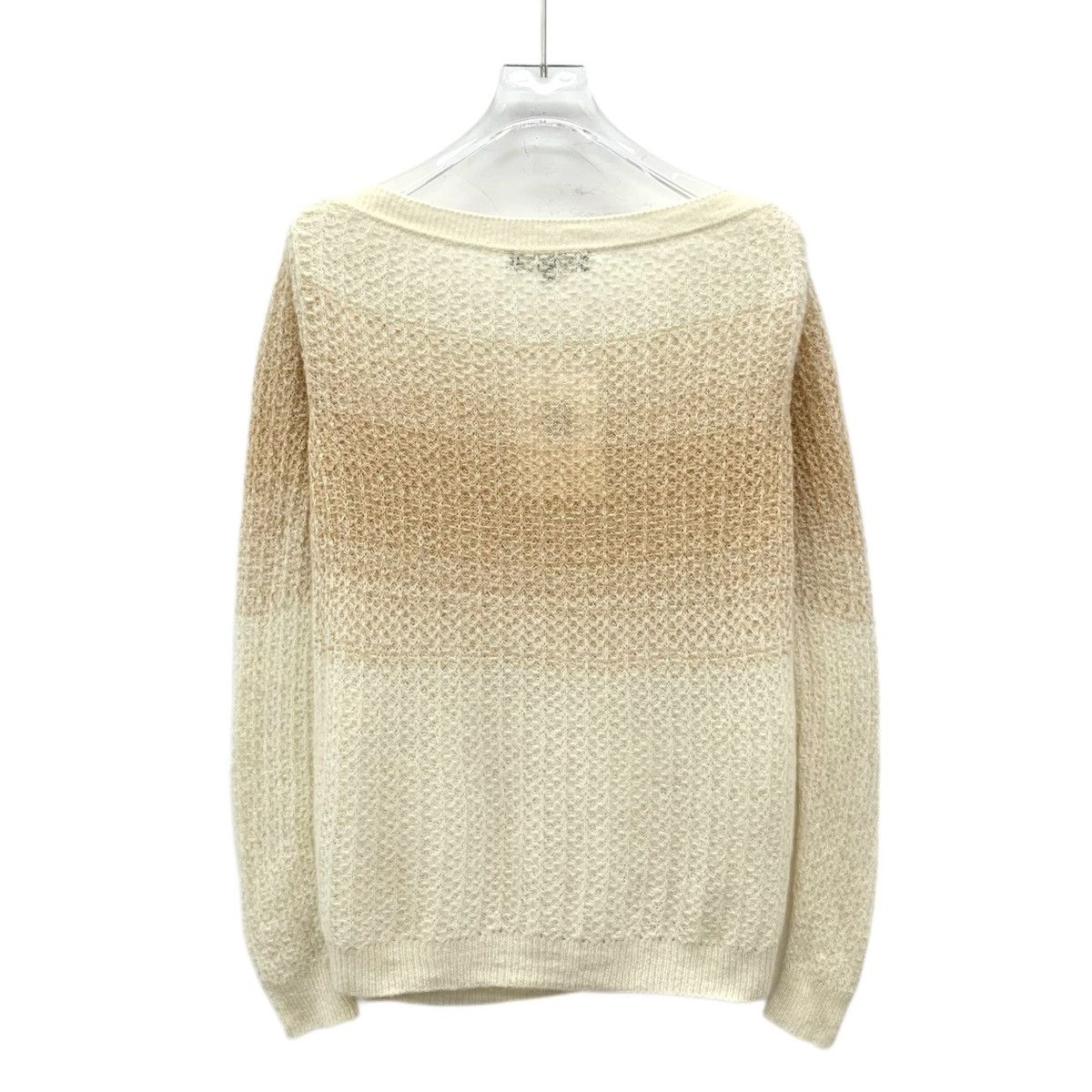 Loro Piana Loro Piana Off Shoulder Long Sleeve Knit Sweater K26WX Size M / US 6-8 / IT 42-44 - 2 Thumbnail