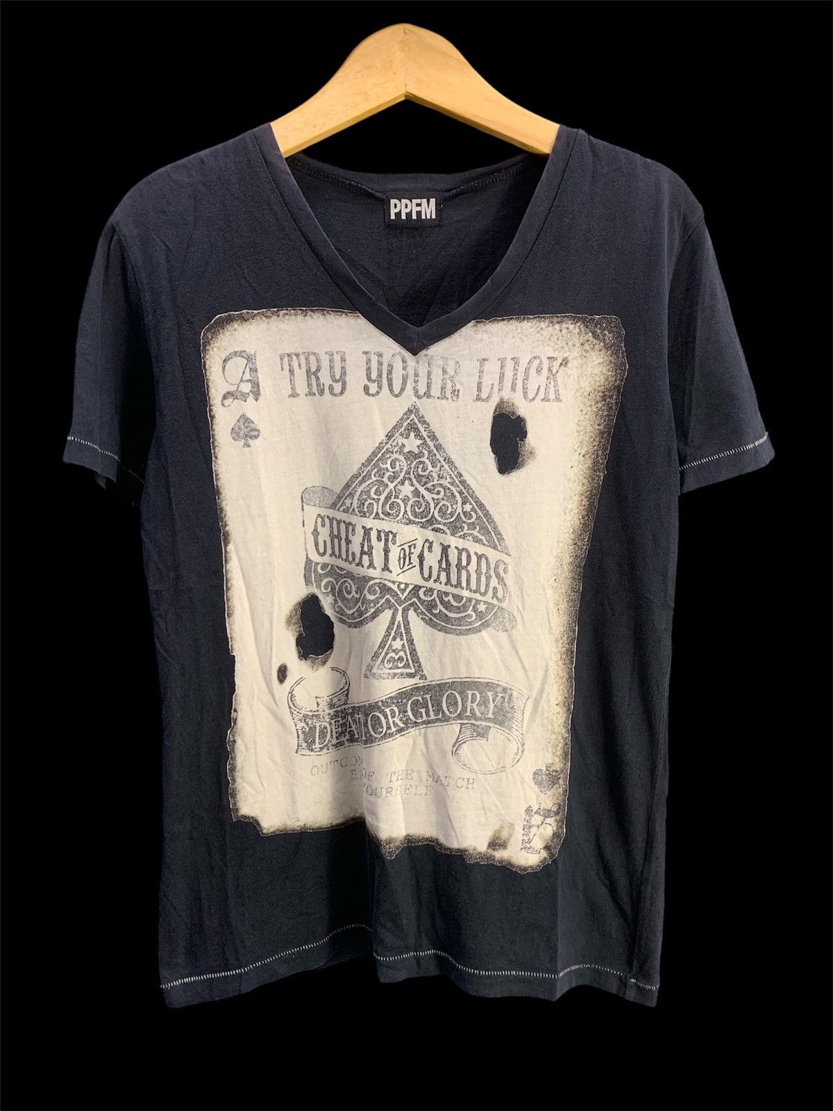 If Six Was Nine × Japanese Brand × PPFM Vintage PPFM DEATH OR GLORY punks spade Size US M / EU 48-50 / 2 - 1 Thumbnail