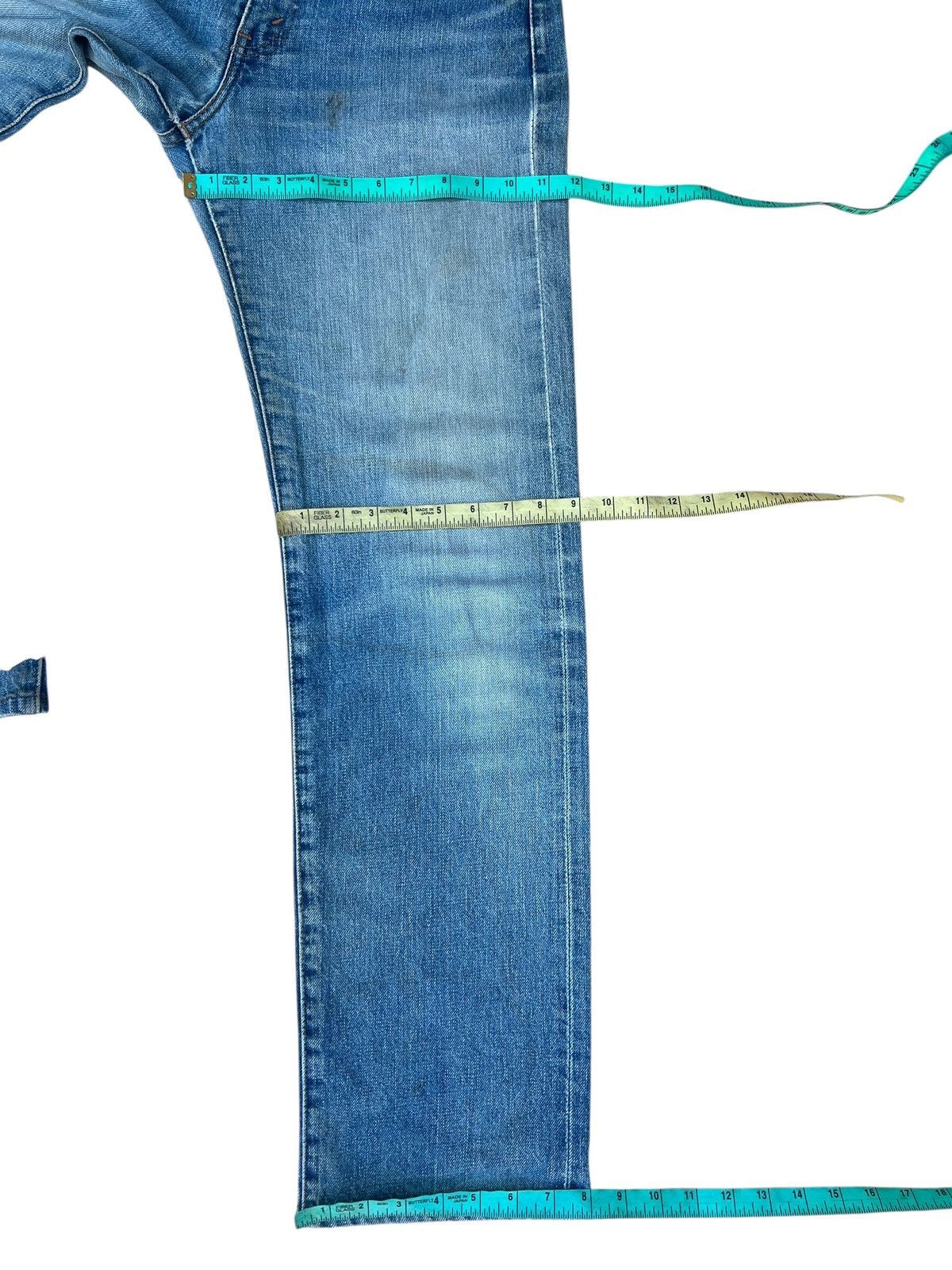 Levi's 1993 Levi’s 502 XX Big E Fade Aging Mud Denim Selvedge Jeans Size US 30 / EU 46 - 5 Thumbnail