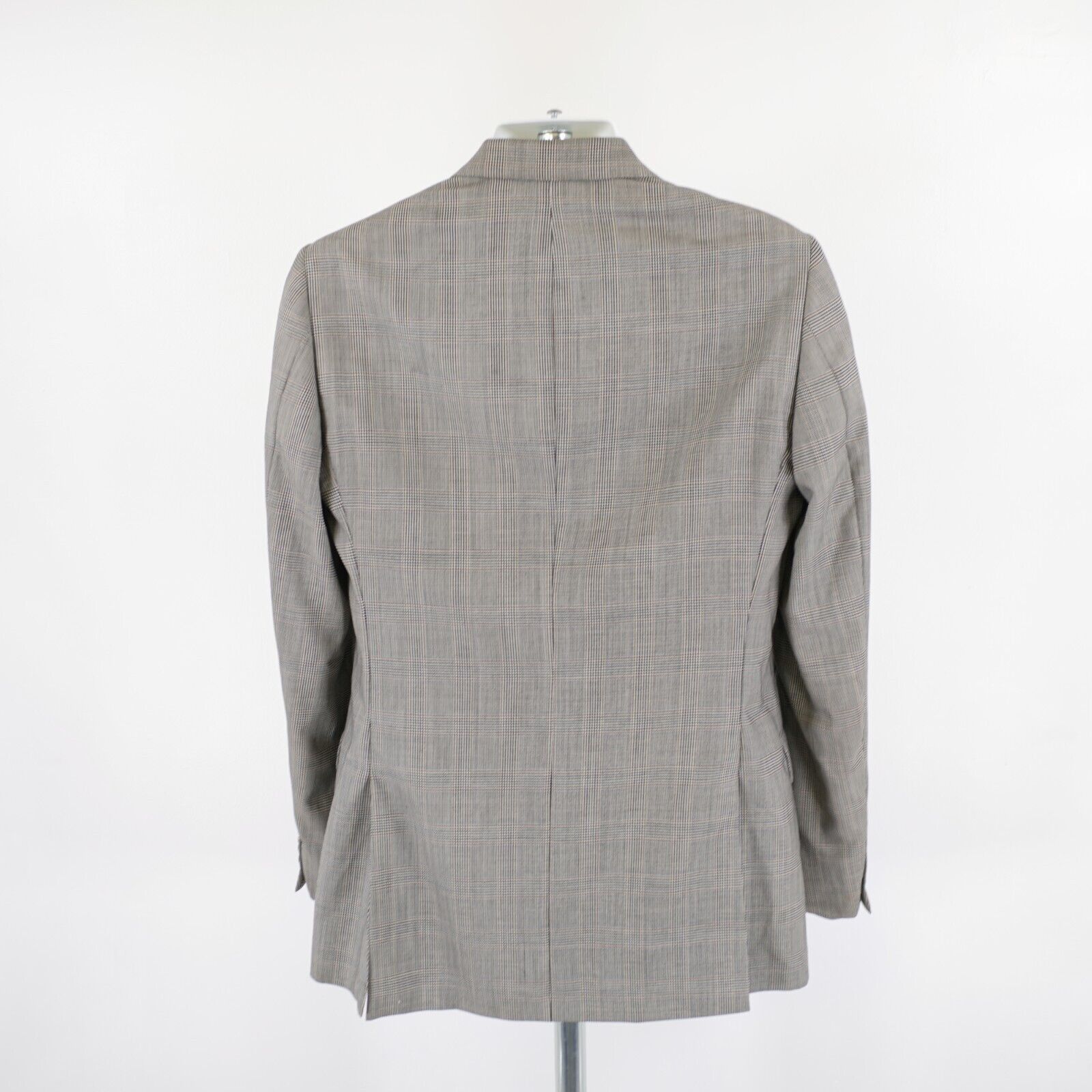 Hart Schaffner Marx Hart Schaffner Marx Wool Black Tan Glen Plaid Blazer 38R 2 B Size 38R - 6 Thumbnail