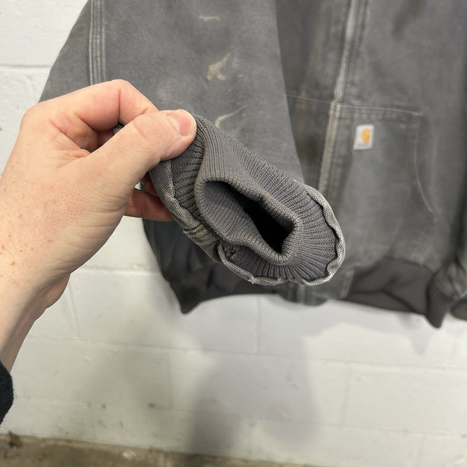 Carhartt Carhartt Quilted Hooded Active Jacket “Gravel/Grey” J140-GVL Size US XL / EU 56 / 4 - 10 Thumbnail