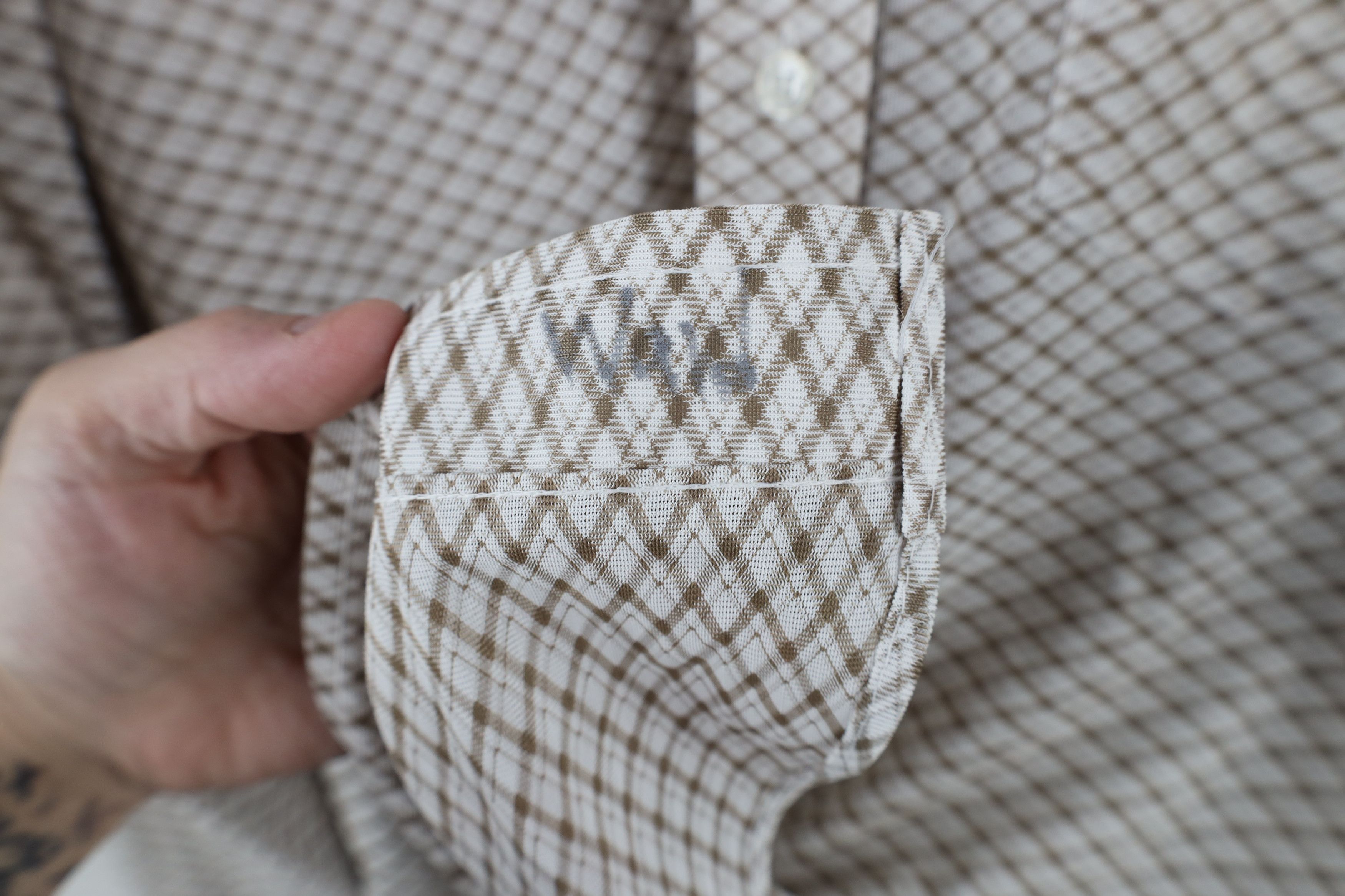Vintage Vintage 70s Streetwear Sheer Knit Collared Button Shirt Size US M / EU 48-50 / 2 - 6 Thumbnail