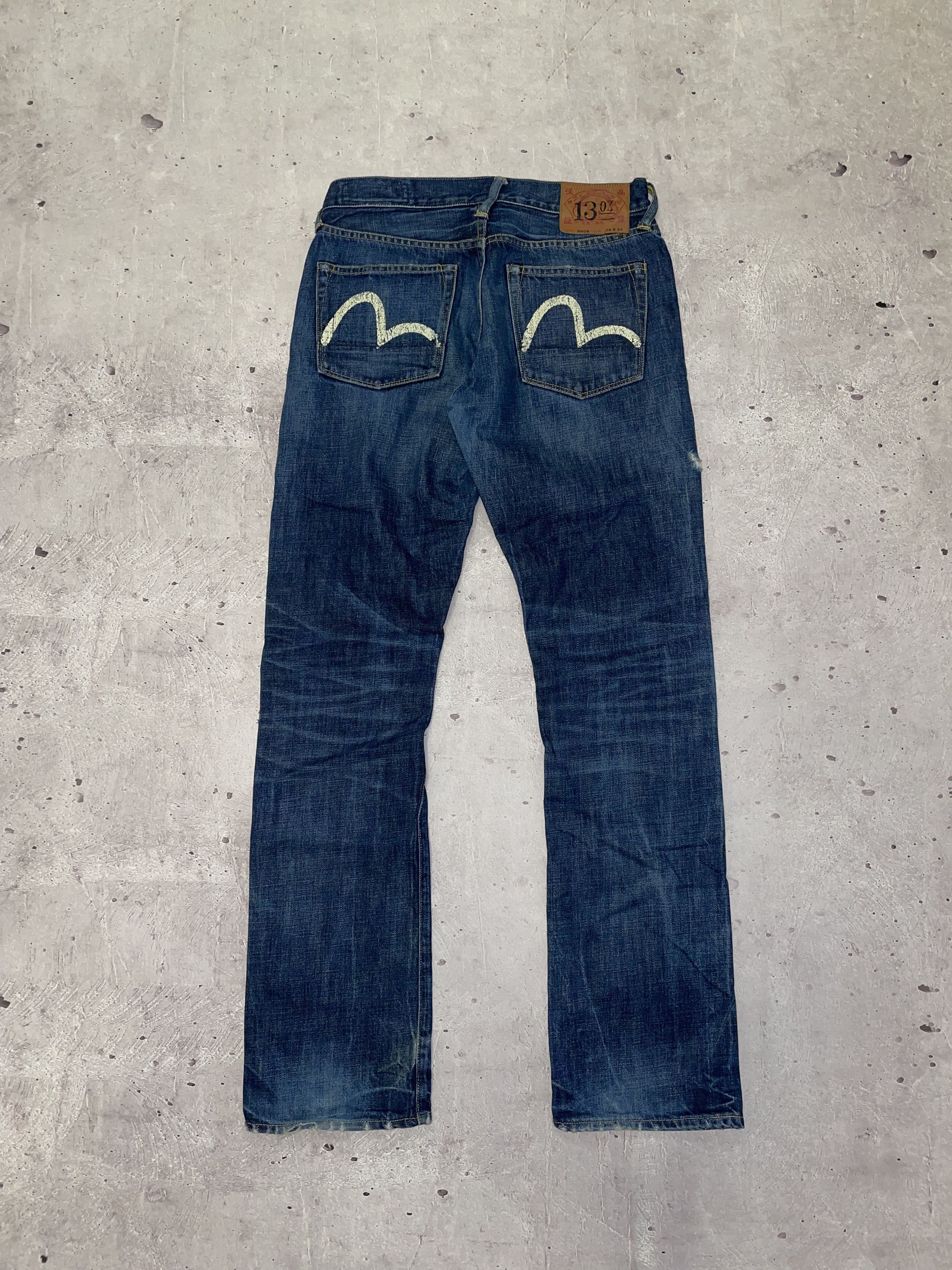 専用 evisu donna 濃紺 ワンウォッシュ アメカジ ギャル 古着 1013102901822-2.jpg