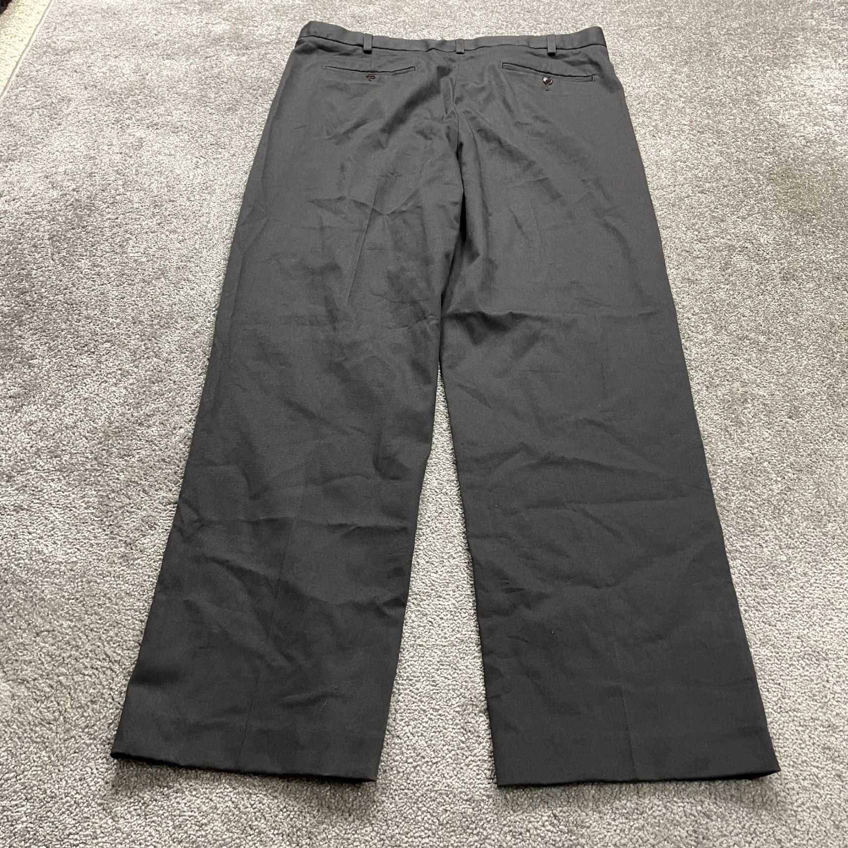 Eddie Bauer Eddie Bauer Dress Pants Mens 44x34.5 Big & Tall Straight Leg Gray Relaxed Classic Size US 42 / EU 58 - 2 Thumbnail