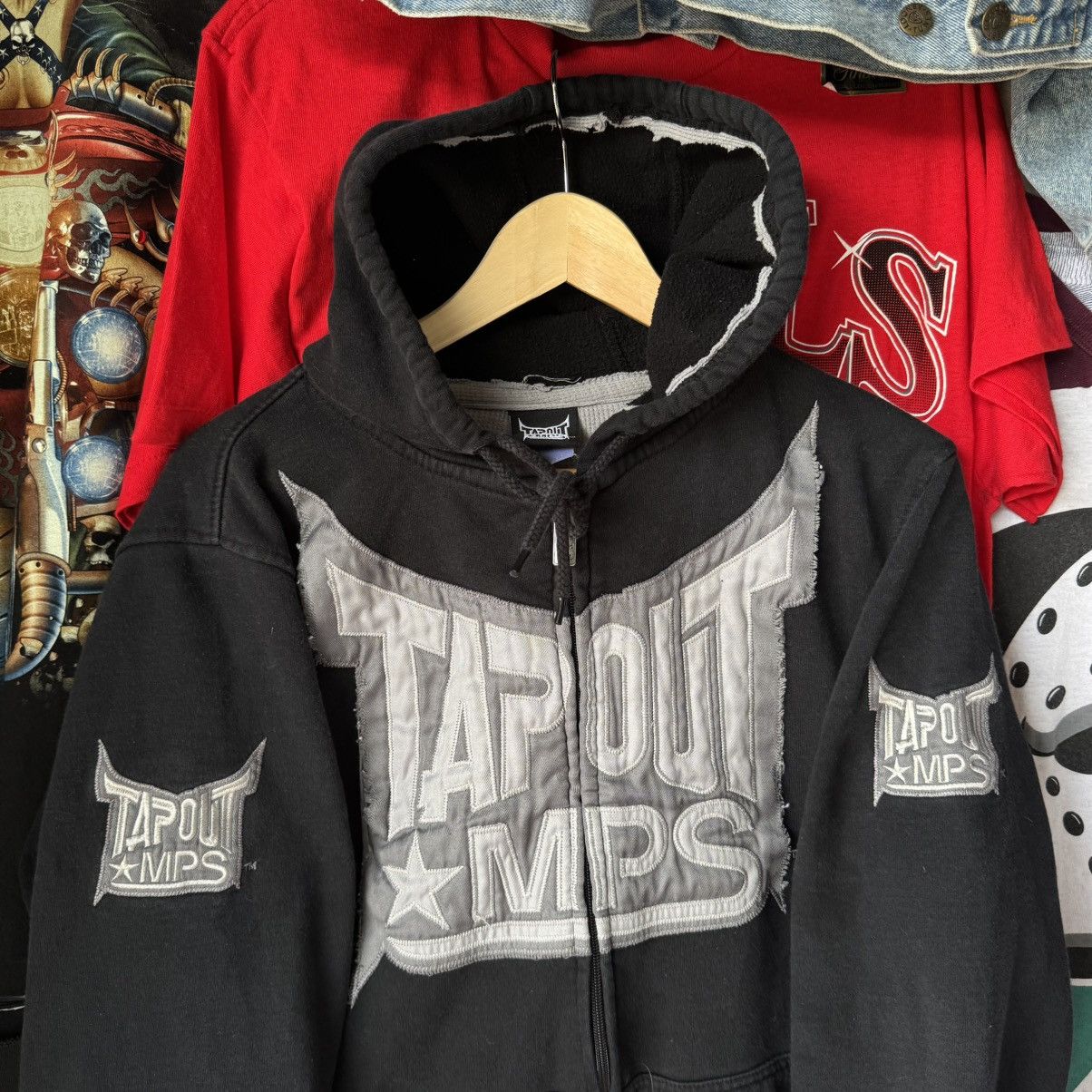 Playboi Carti × Tapout × Vintage TAPOUT MPS y2k Hoodie Fleece Vintage MMA ELITE grunge 00s Size US M / EU 48-50 / 2 - 2 Thumbnail