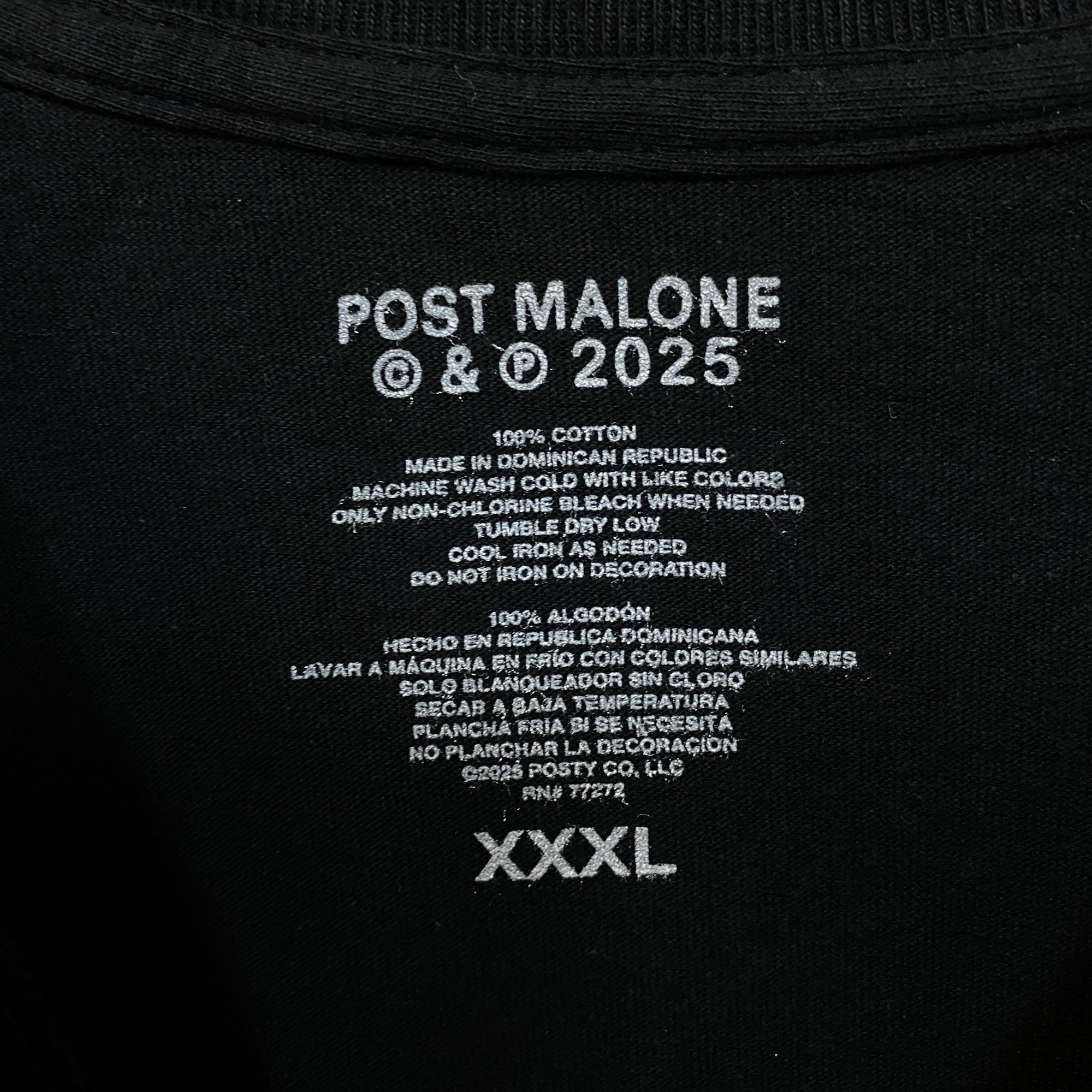 Other Post Malone Cowboy F-1 Trillion Album Country T-Shirt 3XL Size US XXL / EU 58 / 5 - 4 Thumbnail