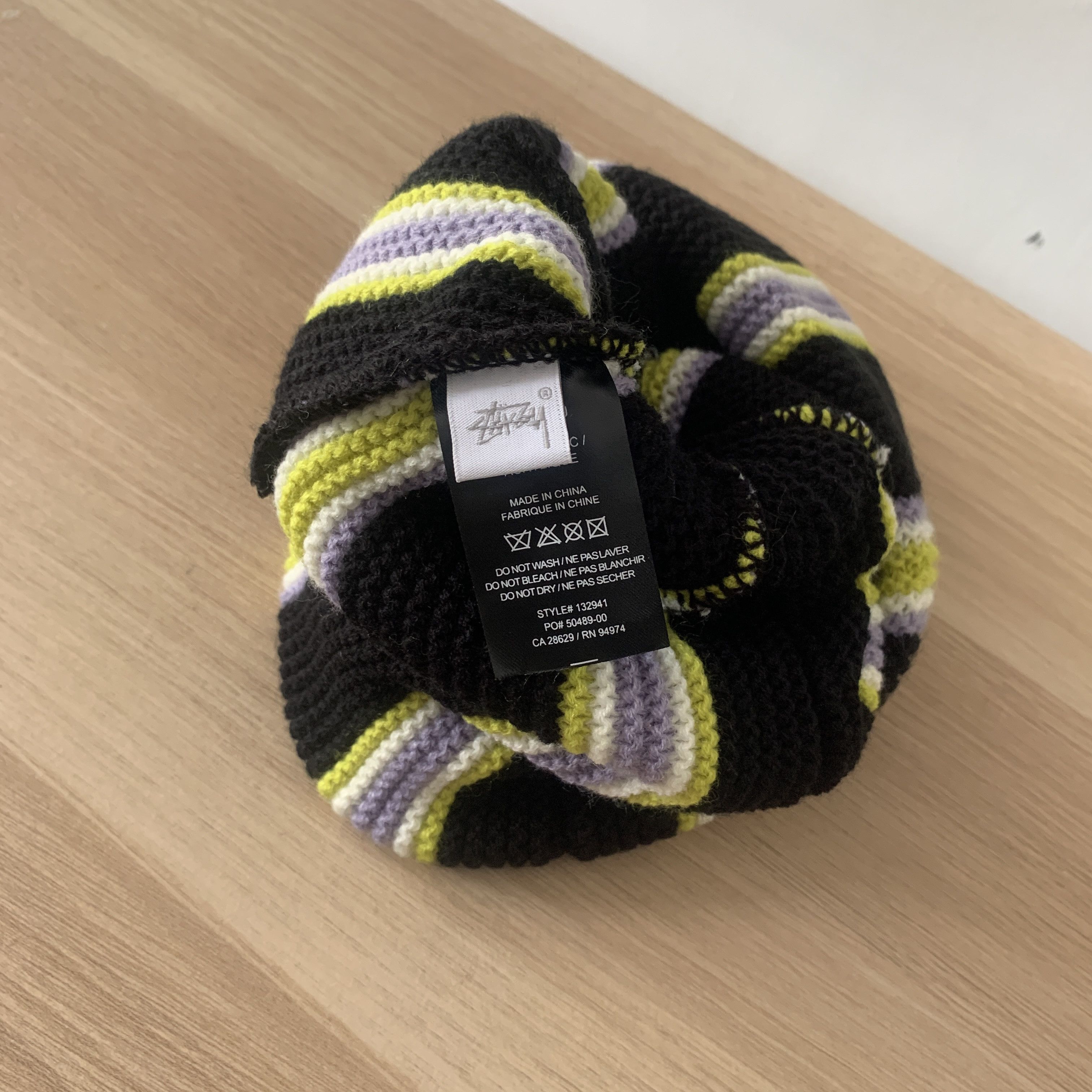Stussy Stussy vertical stripe cuff beanie Size ONE SIZE - 4 Thumbnail