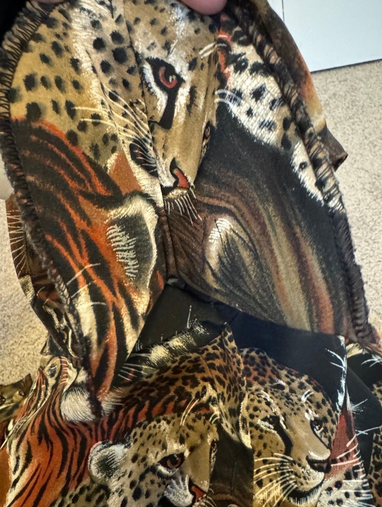 Other Vintage Milano Tiger, Lion & Leopard Shirt Size Large Size L / US 10 / IT 46 - 7 Thumbnail