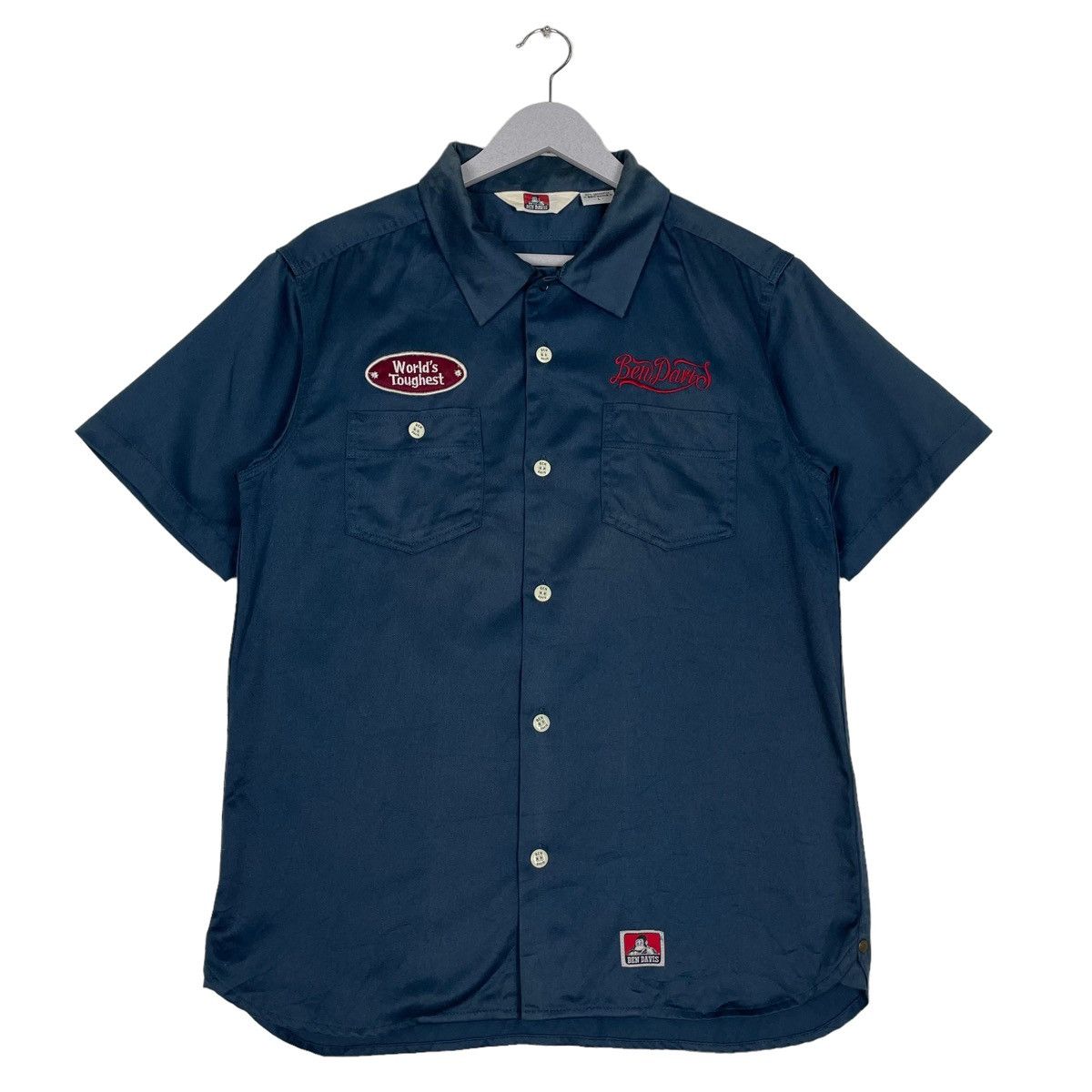 Ben Davis × Vintage 💥BEN DAVIS BOWLING WORKER SHIRT Size US L / EU 52-54 / 3 - 1 Thumbnail