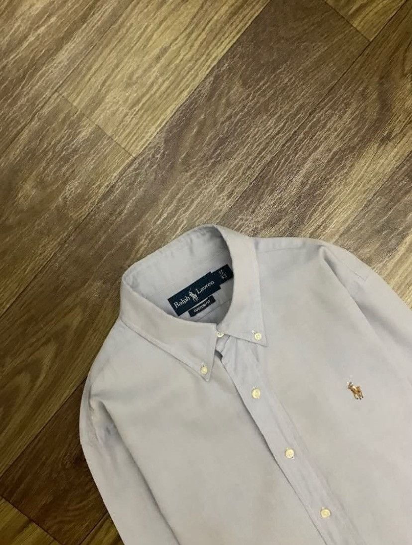 Ralph Lauren Mens Shirt RALPH LAUREN Cotton Chambray Short Sleeve Size US XXL / EU 58 / 5 - 3 Thumbnail