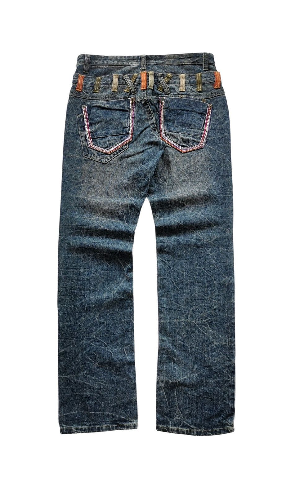 Le Grande Bleu (L.G.B.) Double waisted jeans Size US 34 / EU 50 - 6 Thumbnail