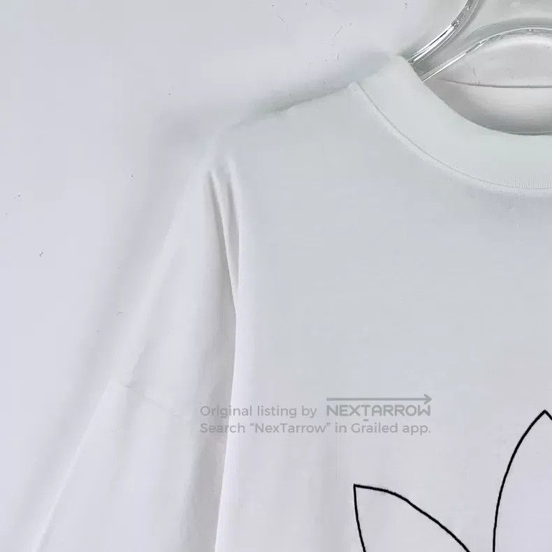 Balenciaga Balenciaga White Logo Printed Cotton Round Neck Short Slee Size US XL / EU 56 / 4 - 3 Thumbnail
