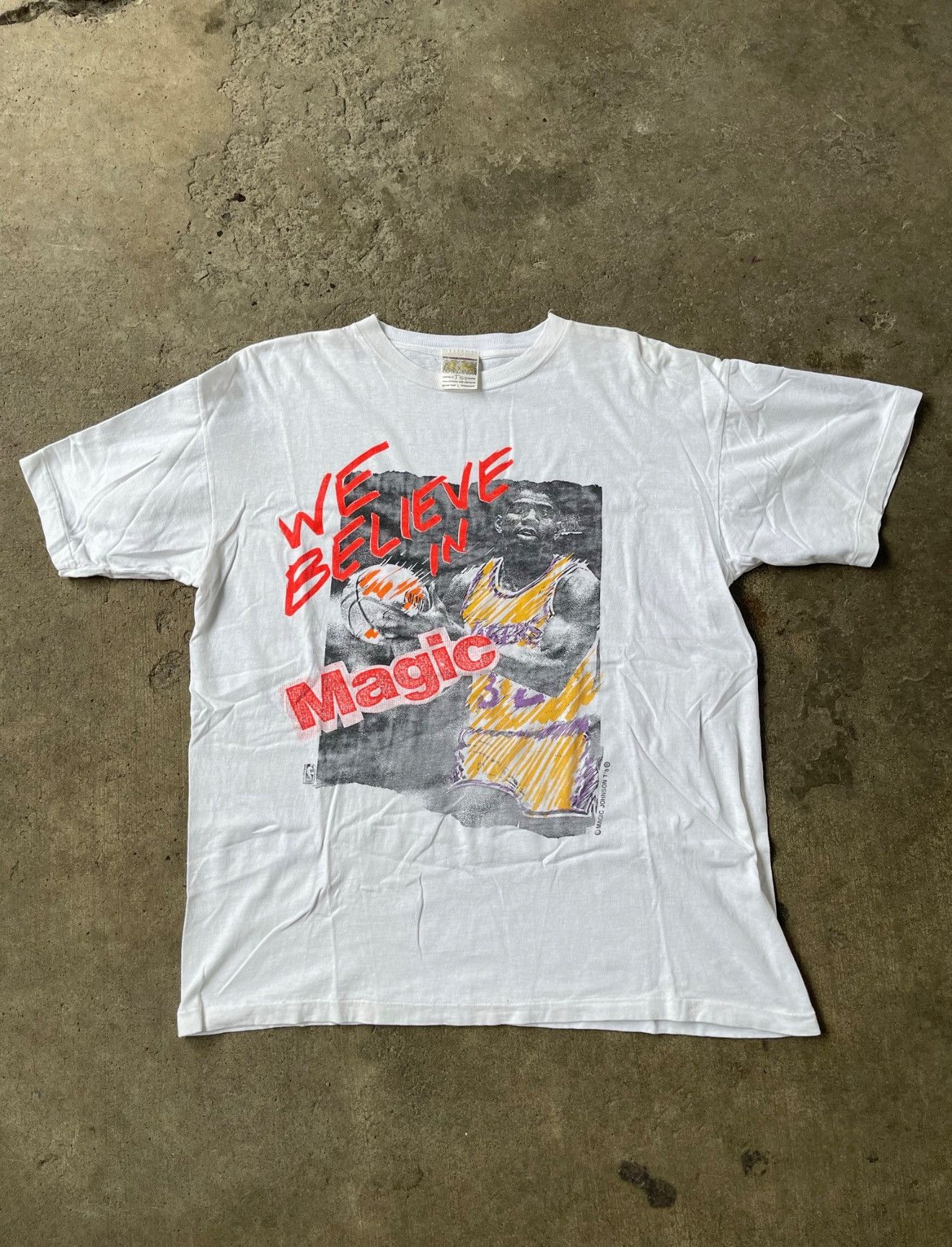 Vintage Vintage 90’s Lakers Magic Johnson Size US L / EU 52-54 / 3 - 1 Thumbnail