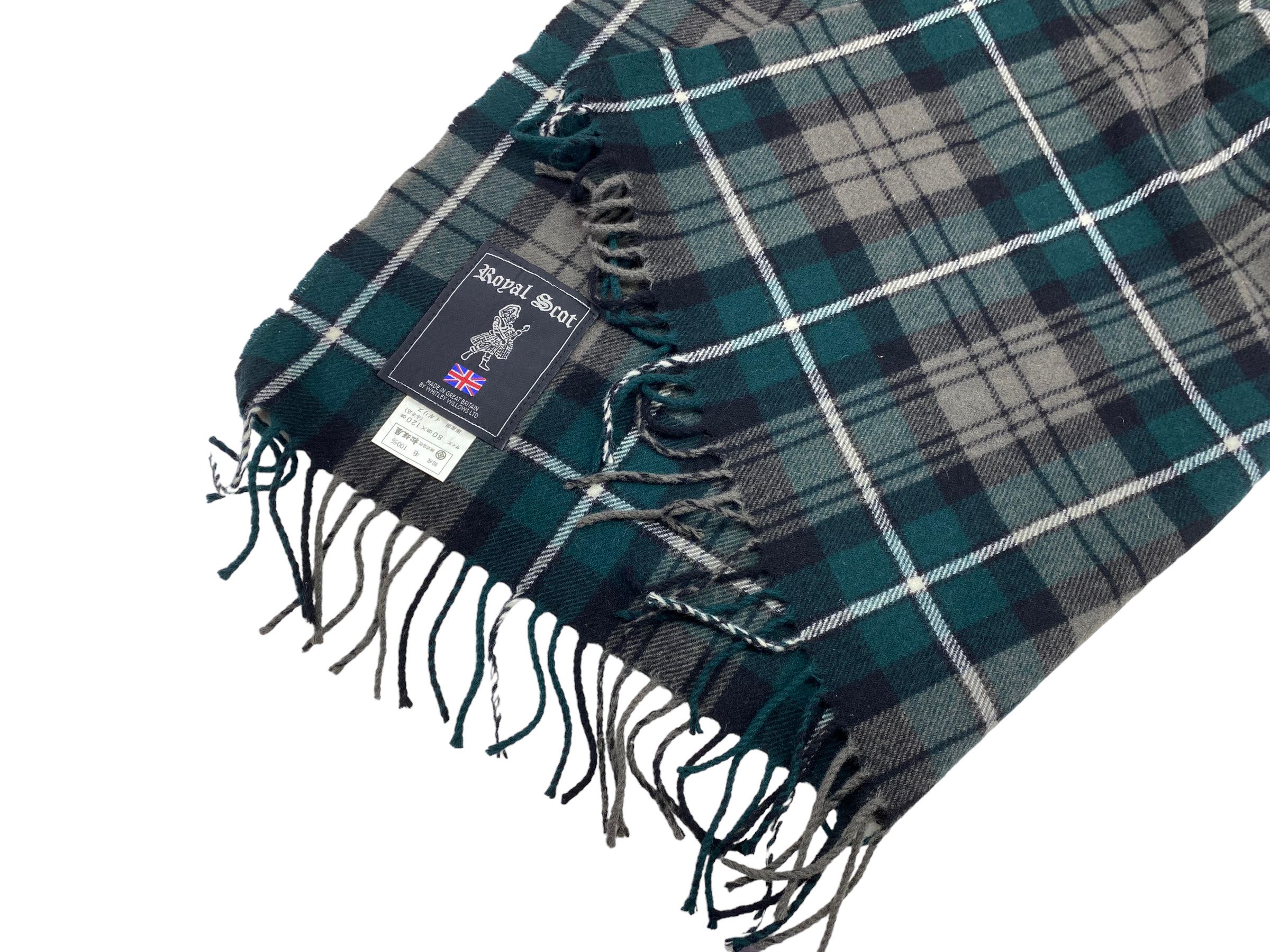 Vintage Vintage Royal Scot Checkered Wool Scarf - Made in Scotland Size ONE SIZE - 5 Thumbnail