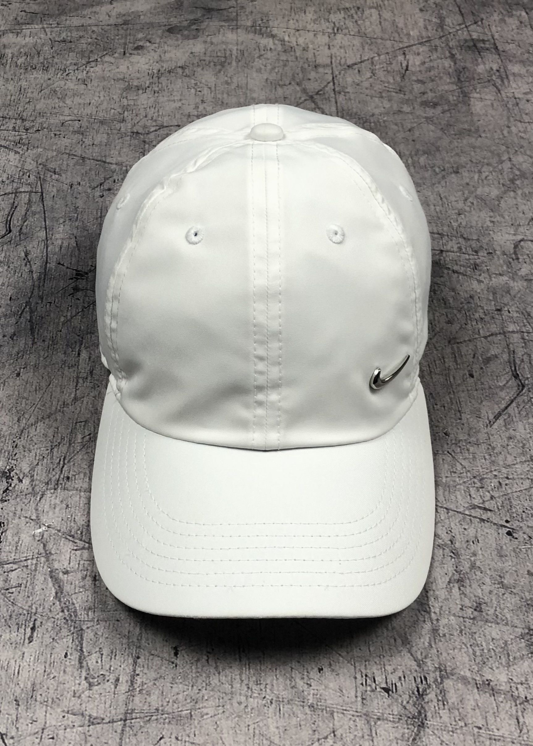 Nike Streetwear Vintage Vintage Nylon Nike Metal Swoosh Logo Cap y2k 00s alyx Grailed