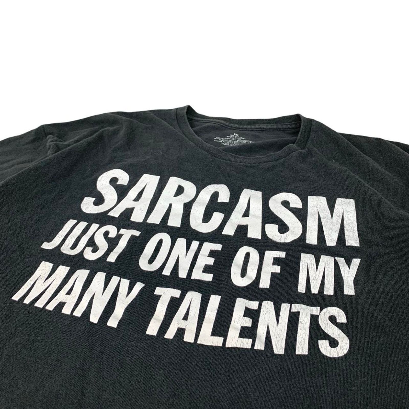 Vintage Vintage Y2K Funny Sarcasm T-shirt Size US XXL / EU 58 / 5 - 2 Thumbnail