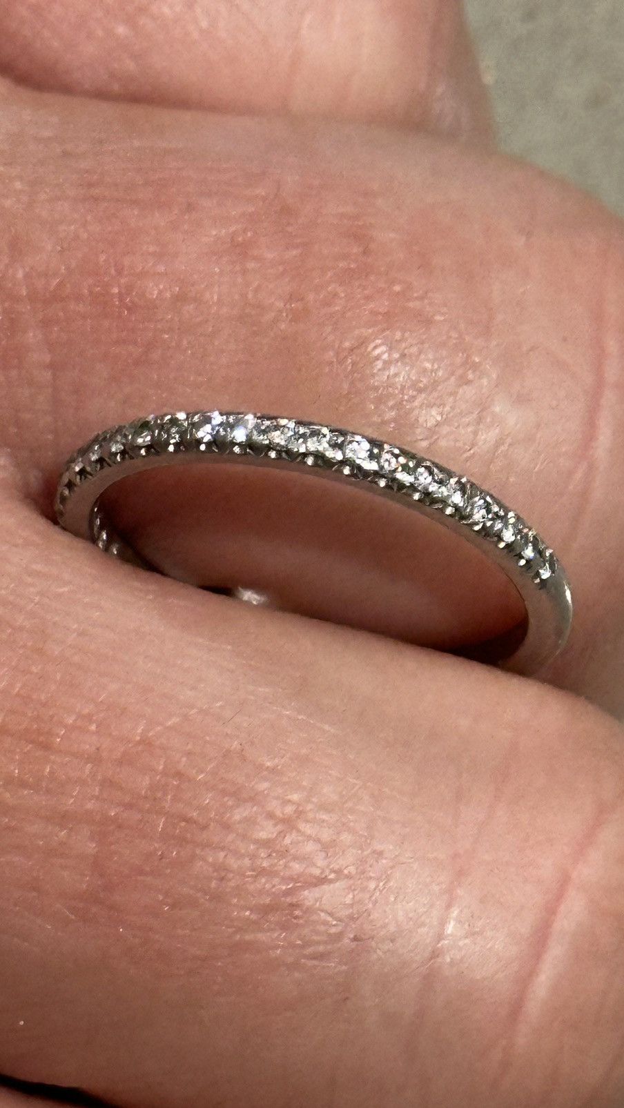 Tiffany & Co. Tiffany Soleste Half Eternity Ring in Platinum with Diamonds Size ONE SIZE - 5 Thumbnail