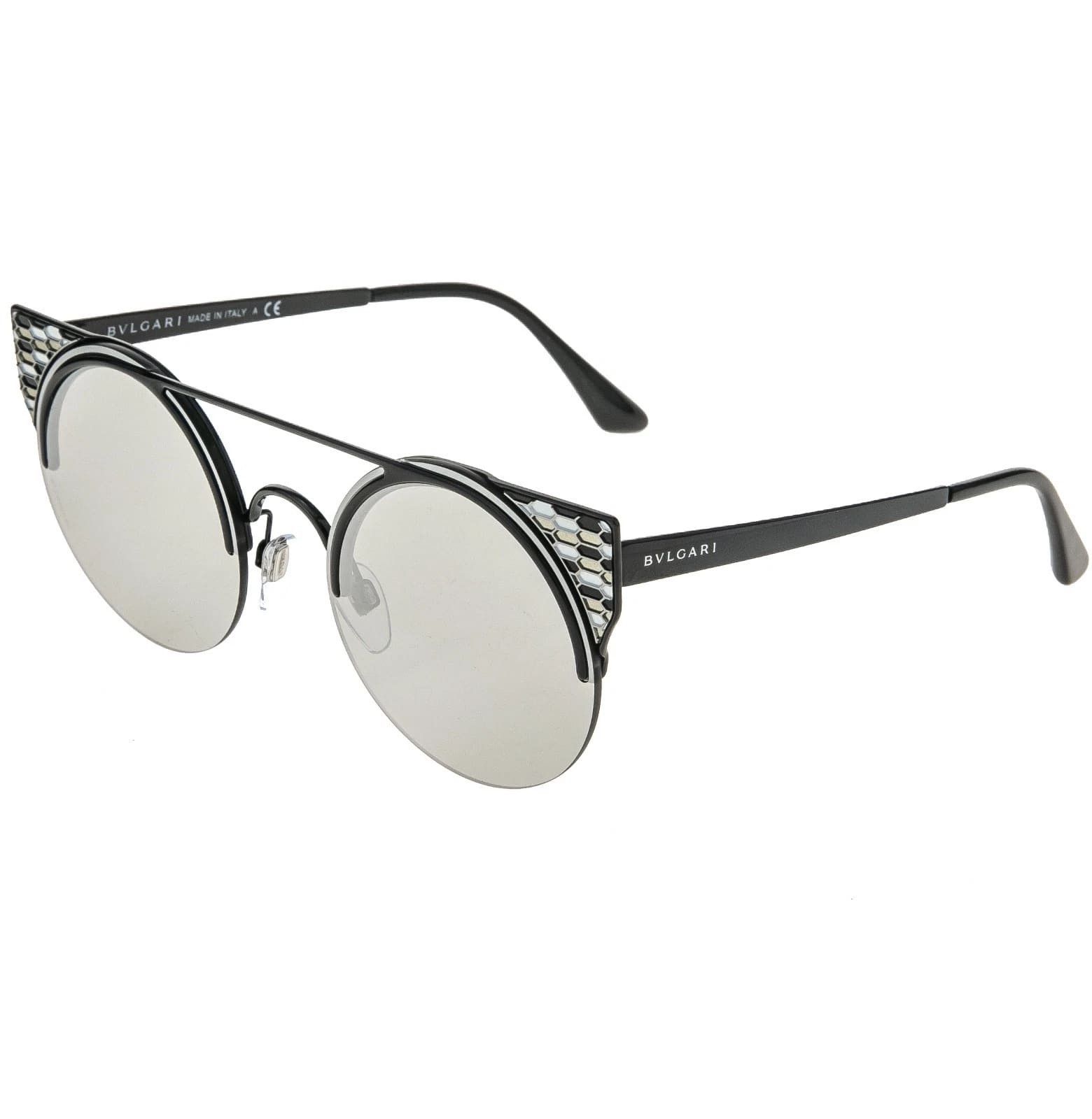 Bvlgari BVLGARI BV6088 6088 SERPENTEYES Black Serpenti Sunglasses Size ONE SIZE - 8 Thumbnail