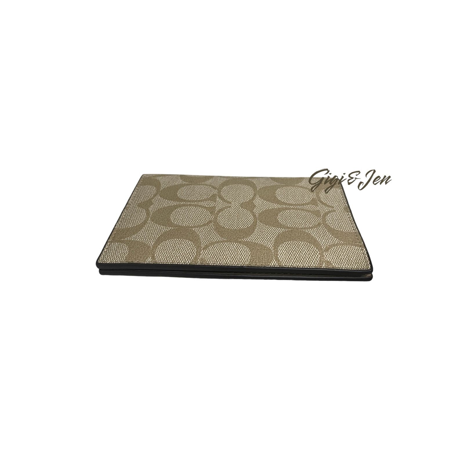 Coach Coach Passport Case In Signature Canvas New Size ONE SIZE - 3 Thumbnail