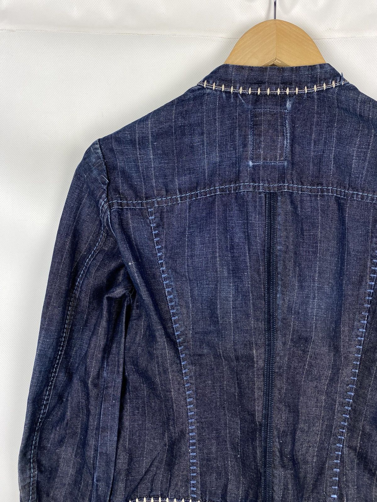 Marithe + Francois Girbaud Marithe Francois Girbaud vintage ladies light denim jacket Size M / US 6-8 / IT 42-44 - 15 Thumbnail