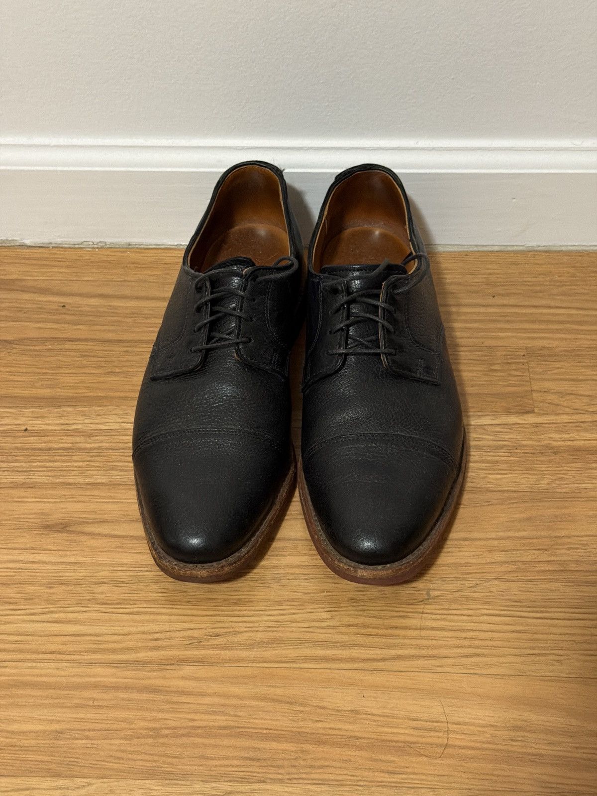 Allen Edmonds oak street cap toe size 9D. Big + Tall | Allen Edmonds Strand Cap-Toe Oxford Shoes | DXL main image 4