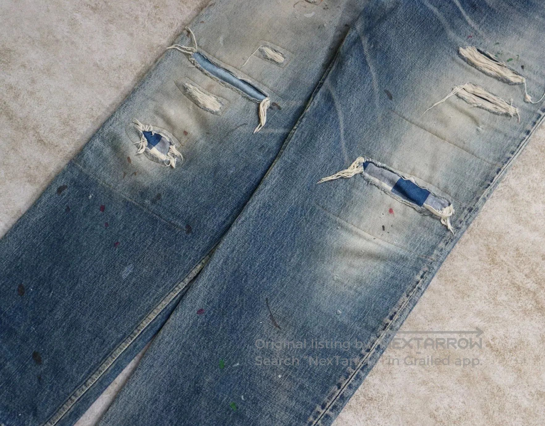 Visvim Visvim Hakama Pants Crash Denim 19SS. Size US 28 / EU 44 - 3 Thumbnail