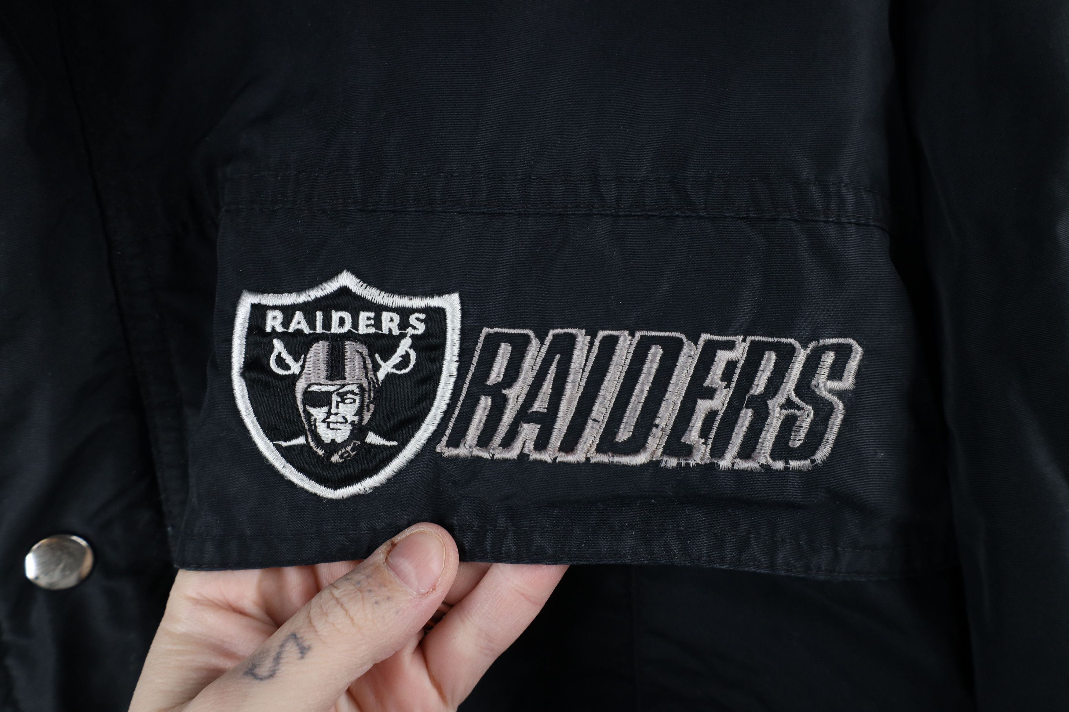Vintage Vintage 90s Spell Los Angeles Raiders Football Jacket NWA Size US XXL / EU 58 / 5 - 4 Thumbnail