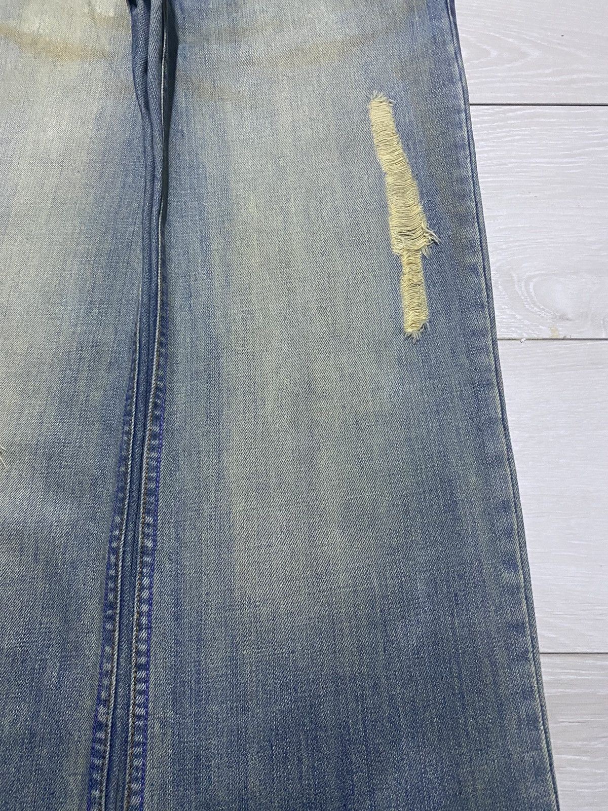 Number (N)ine Vintage Japanese Brand Midas Mud Wash Baggy Wide Leg Size US 32 / EU 48 - 8 Thumbnail