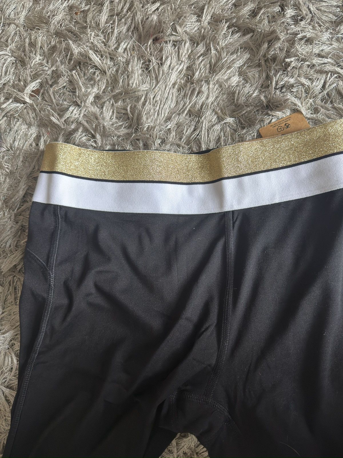 Pink Gold + White PINK ACTIVE Leggings Size 22" - 2 Thumbnail