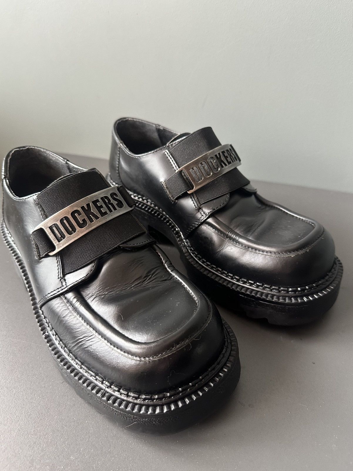 Dockers Dockers by Gerli Platform Gothic Metal Boots Size 40 Size US 7 / EU 40 - 2 Thumbnail