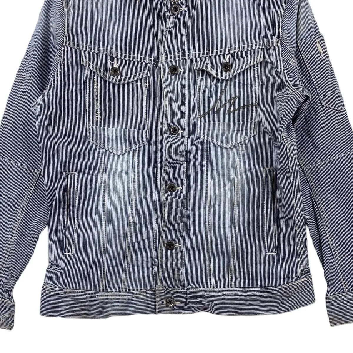 Japanese Brand × Vintage Vintage I’Z FRONTIER JAPAN Spirit Technique Denim Hikori Size L / US 10 / IT 46 - 3 Thumbnail
