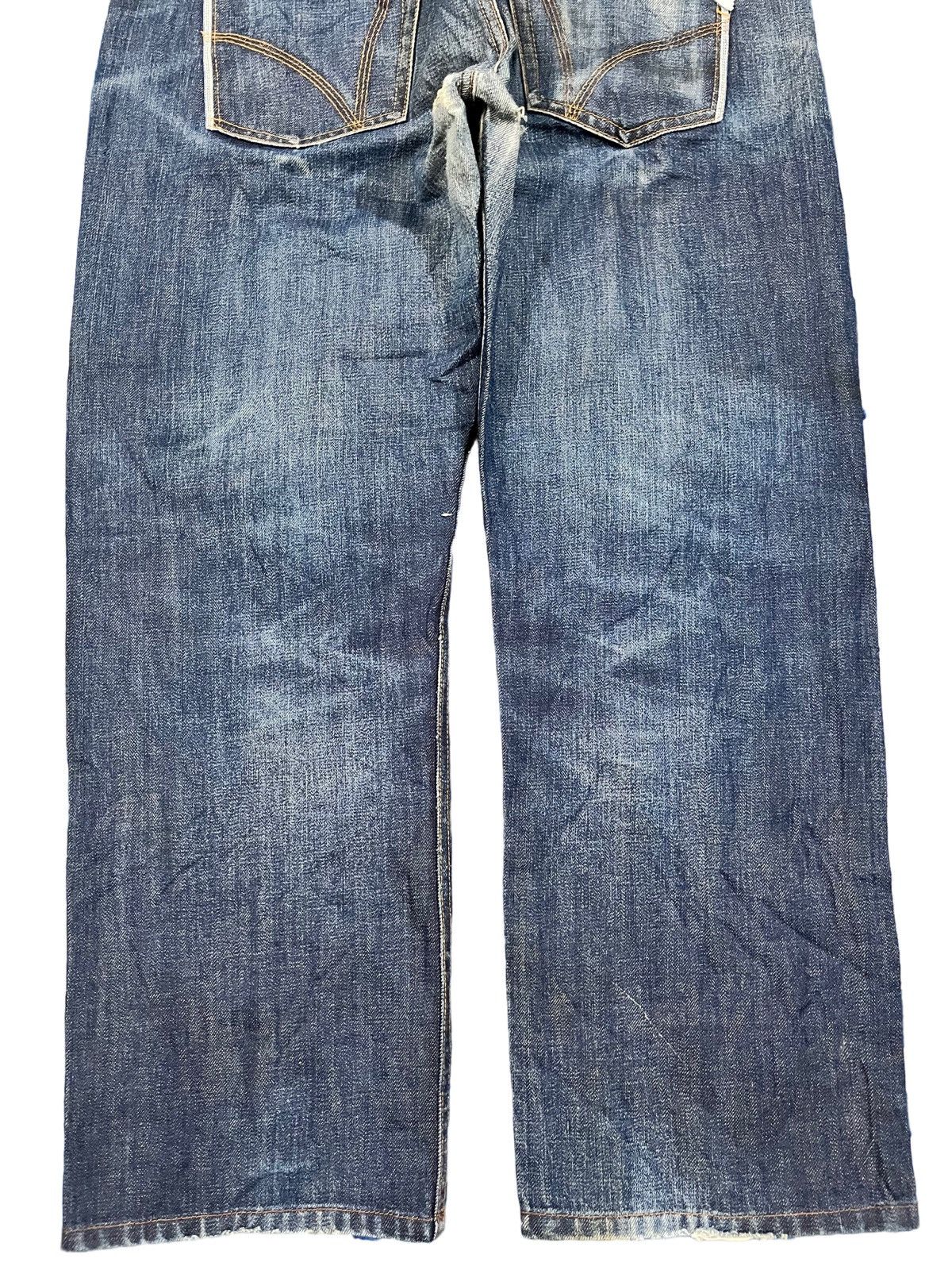 Adidas Vintage Adidas Flower Baggy Selvedge Denim Size US 33 - 9 Thumbnail