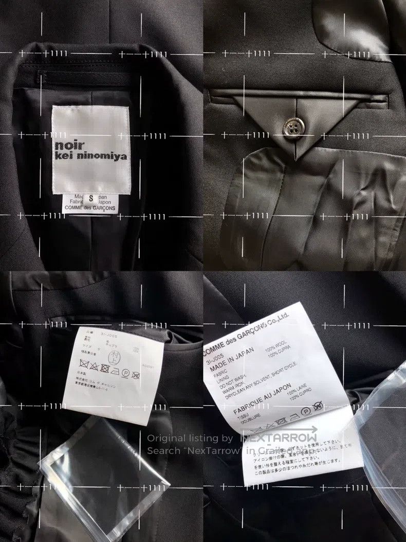 Comme des Garcons Comme Des Garcons Notched Lapel Tie Belt Coat Transformed Size S / US 4 / IT 40 - 9 Thumbnail