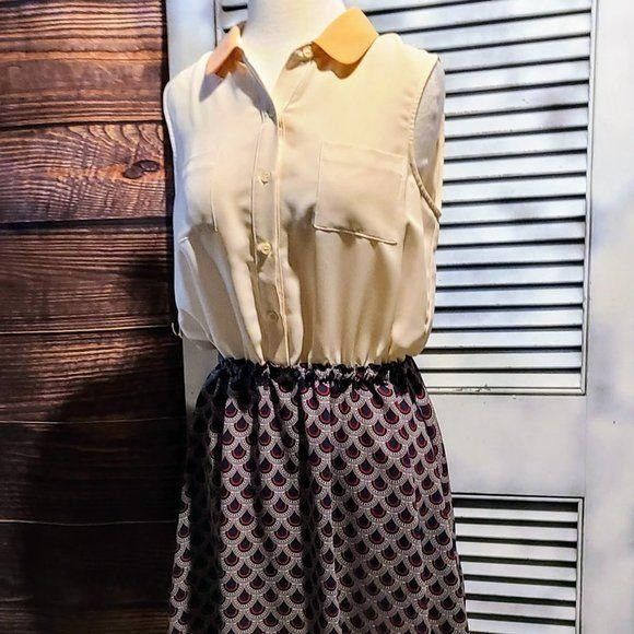 Other Maison Jules Lg Sleeveless Shirtdress Size L / US 10 / IT 46 - 5 Thumbnail