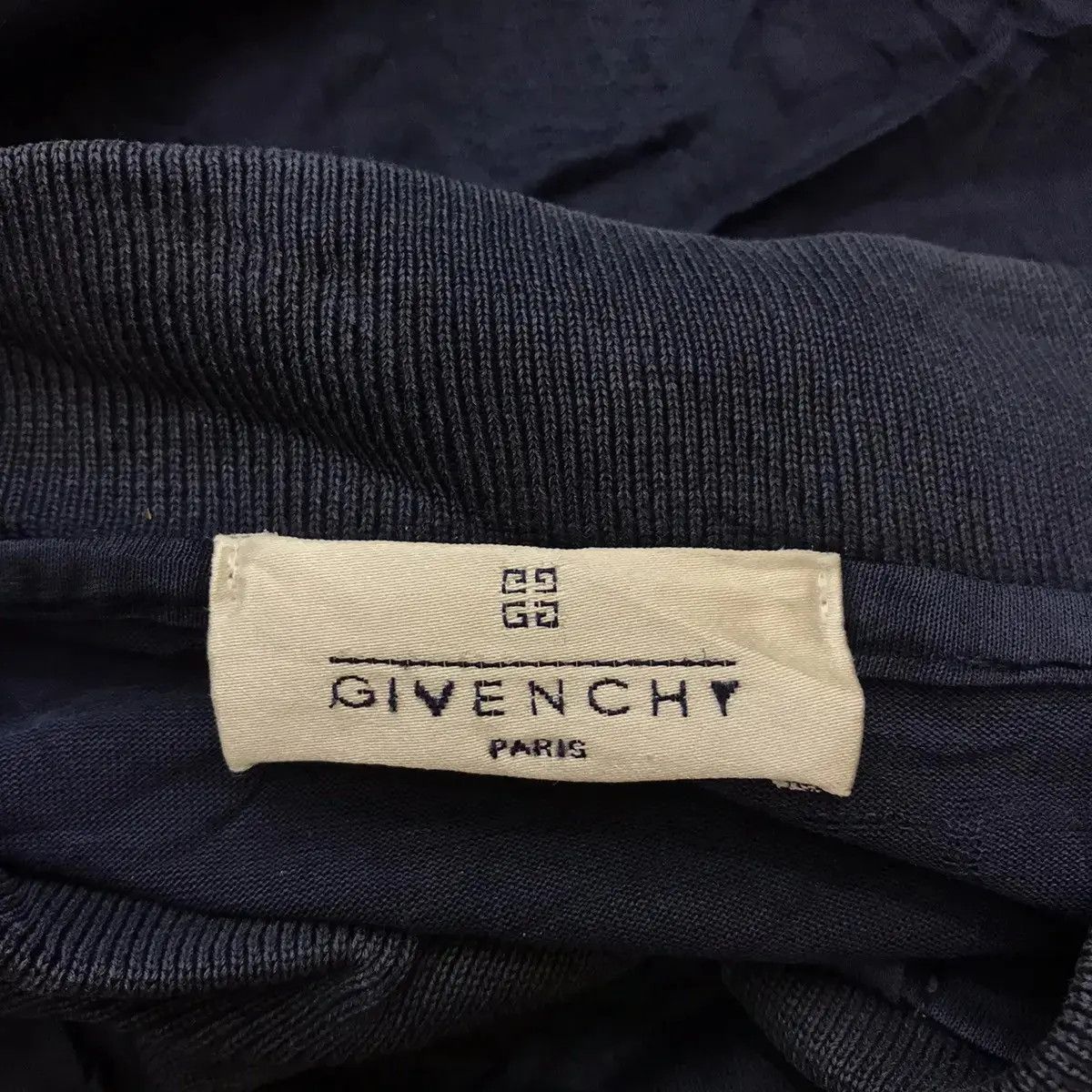Givenchy × Vintage Vintage GIVENCHY PARIS Made In Italy Plain Blue Polo Tee Size US M / EU 48-50 / 2 - 4 Thumbnail