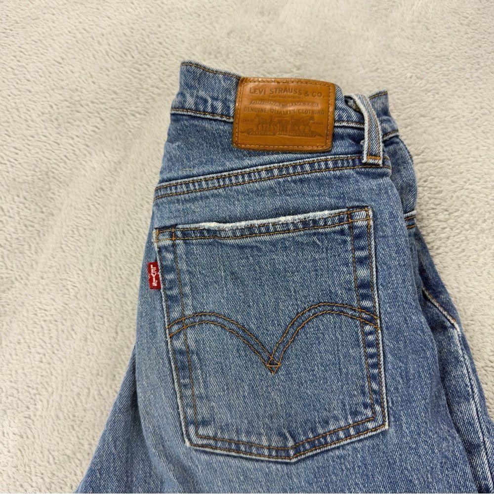 Levi's Levi's Women's Size 27x 26 Wedgie Button Fly Blue Denim Jea Size 27" / US 4 / IT 40 - 9 Thumbnail