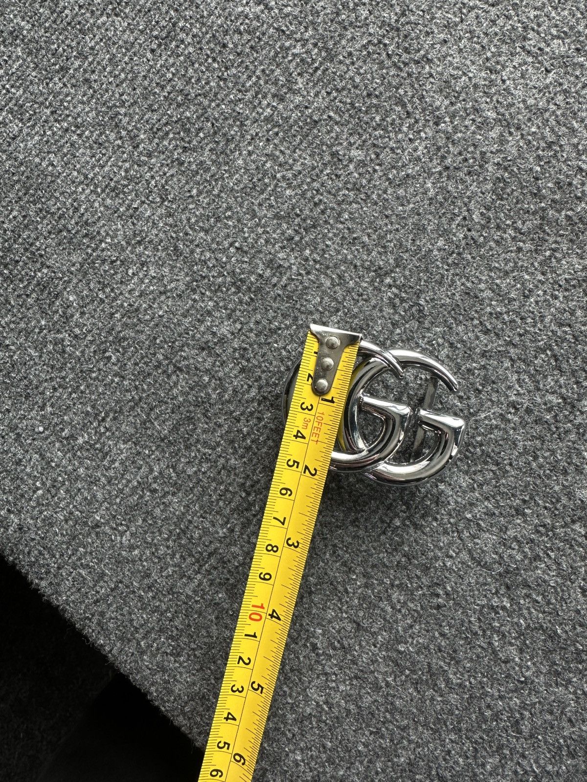 Other RARE🚨 BIG GG DOUBLE G MEN BUCKLE SILVER LOGO ONLY BUCKLE Size ONE SIZE - 11 Thumbnail