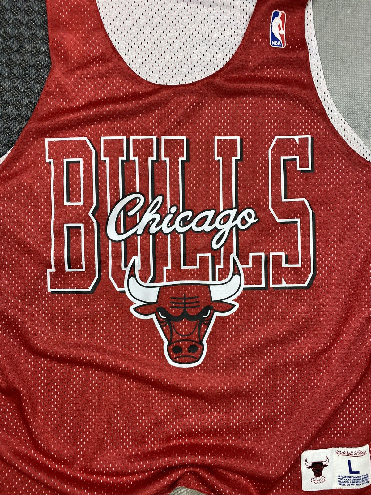 Mitchell & Ness Chicago Bulls NBA Basketball Double-Sided Jersey Size US L / EU 52-54 / 3 - 2 Thumbnail