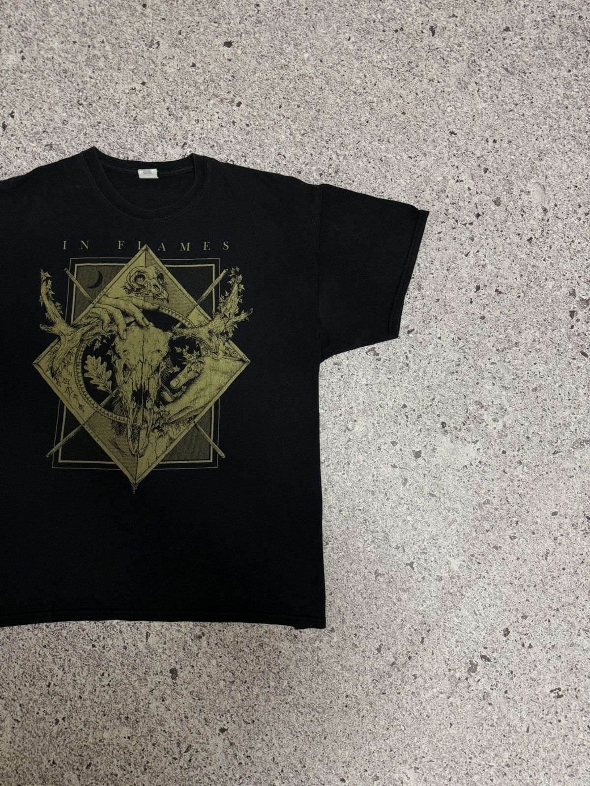 Band Tees × Vintage Vintage 2000’s In Flames Rock Band Retro T-Shirt Y2K Hype Size US XL / EU 56 / 4 - 4 Thumbnail