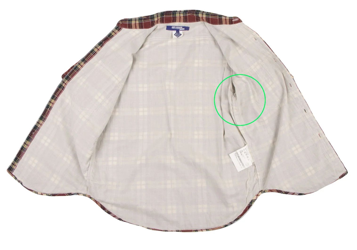 Red Check Short Sleeve Shirt Size S in Good Condition