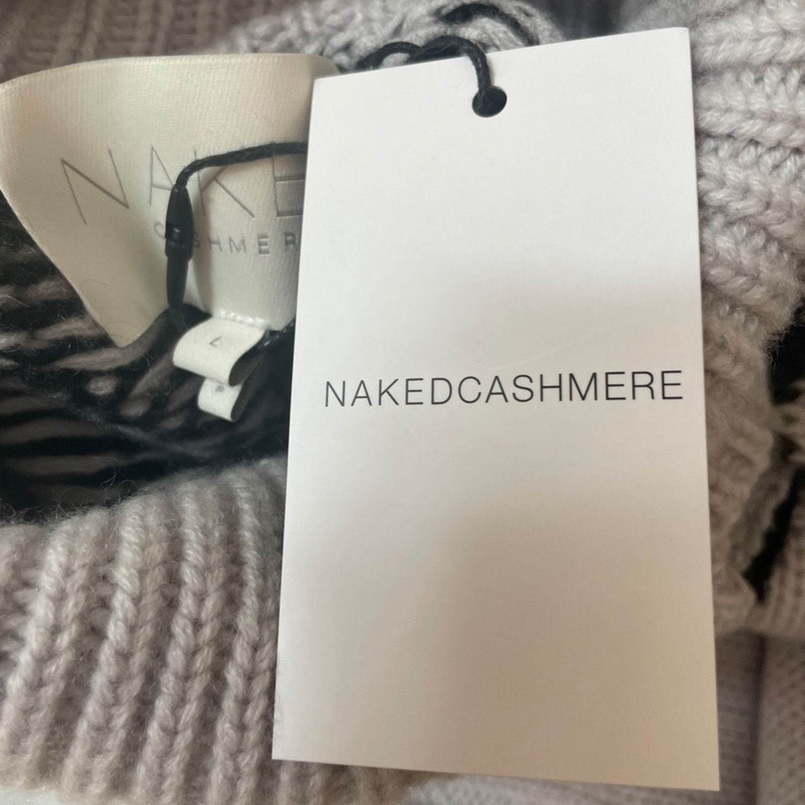 NakedCashmere JOLENE PATTERN TURTLENECK CASHMERE SWEATER NAKEDCASHMERE Size L / US 10 / IT 46 - 11 Thumbnail